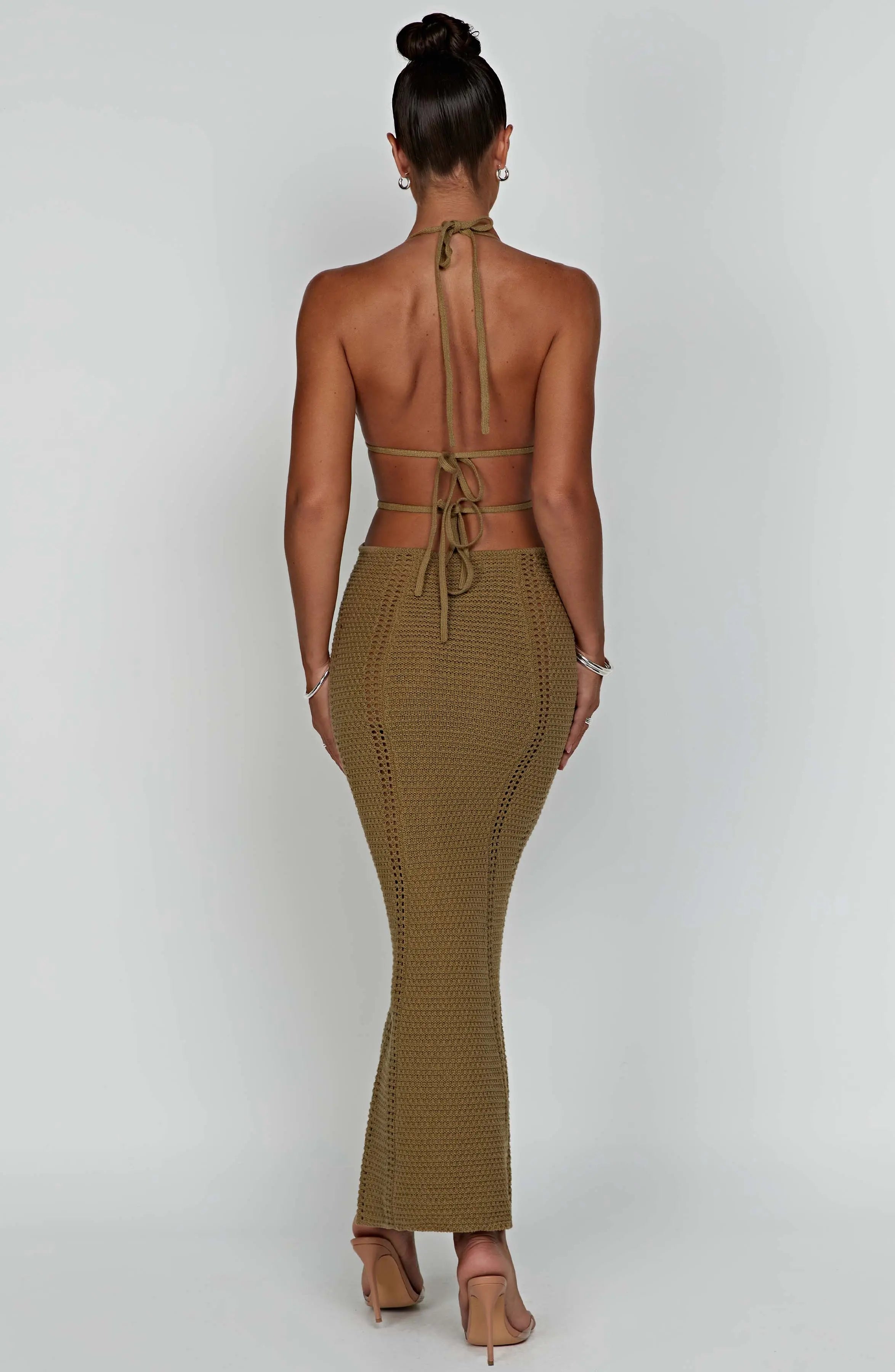 Arabella Maxi Dress - Khaki T.T