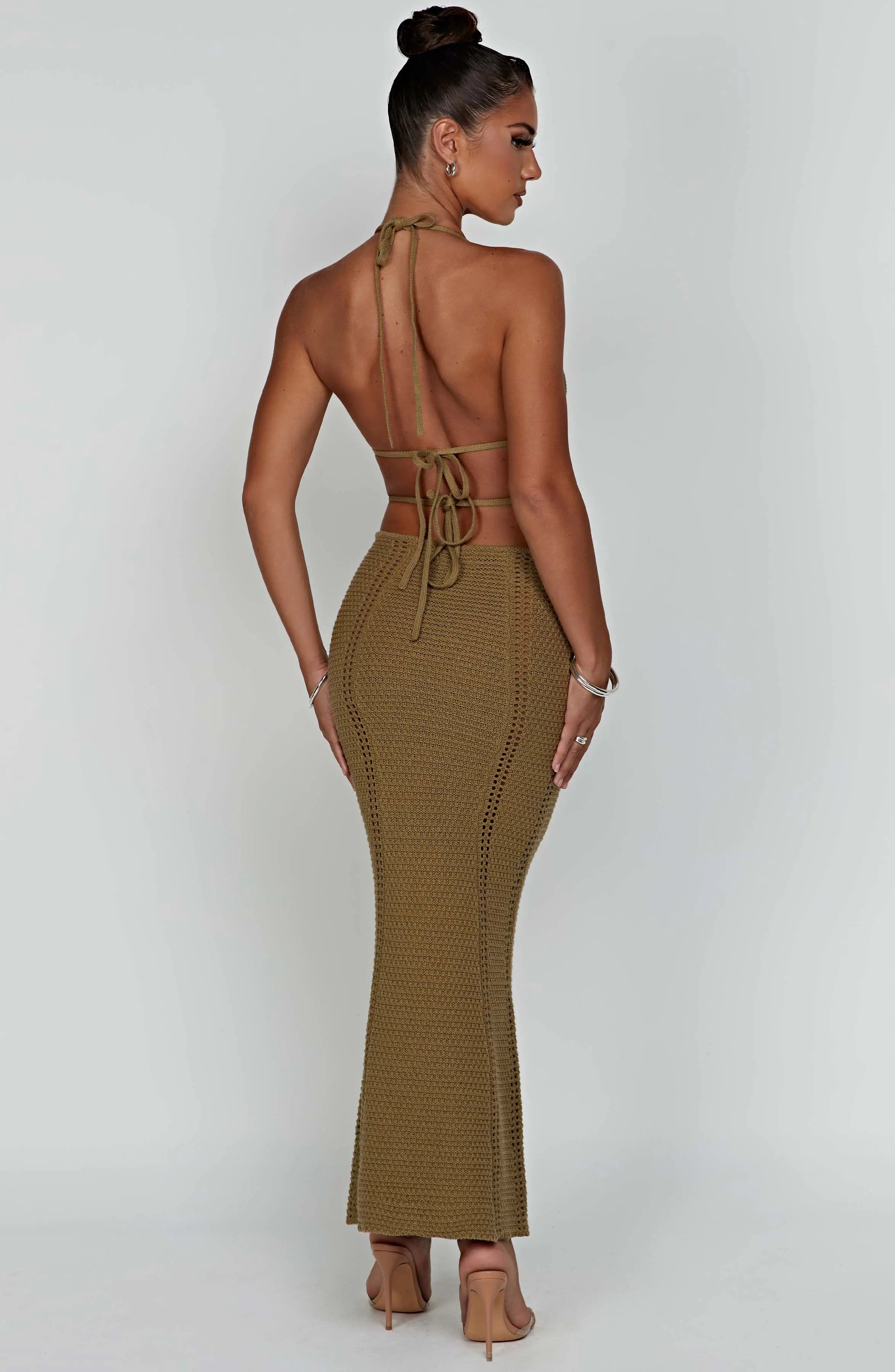 Arabella Maxi Dress - Khaki T.T