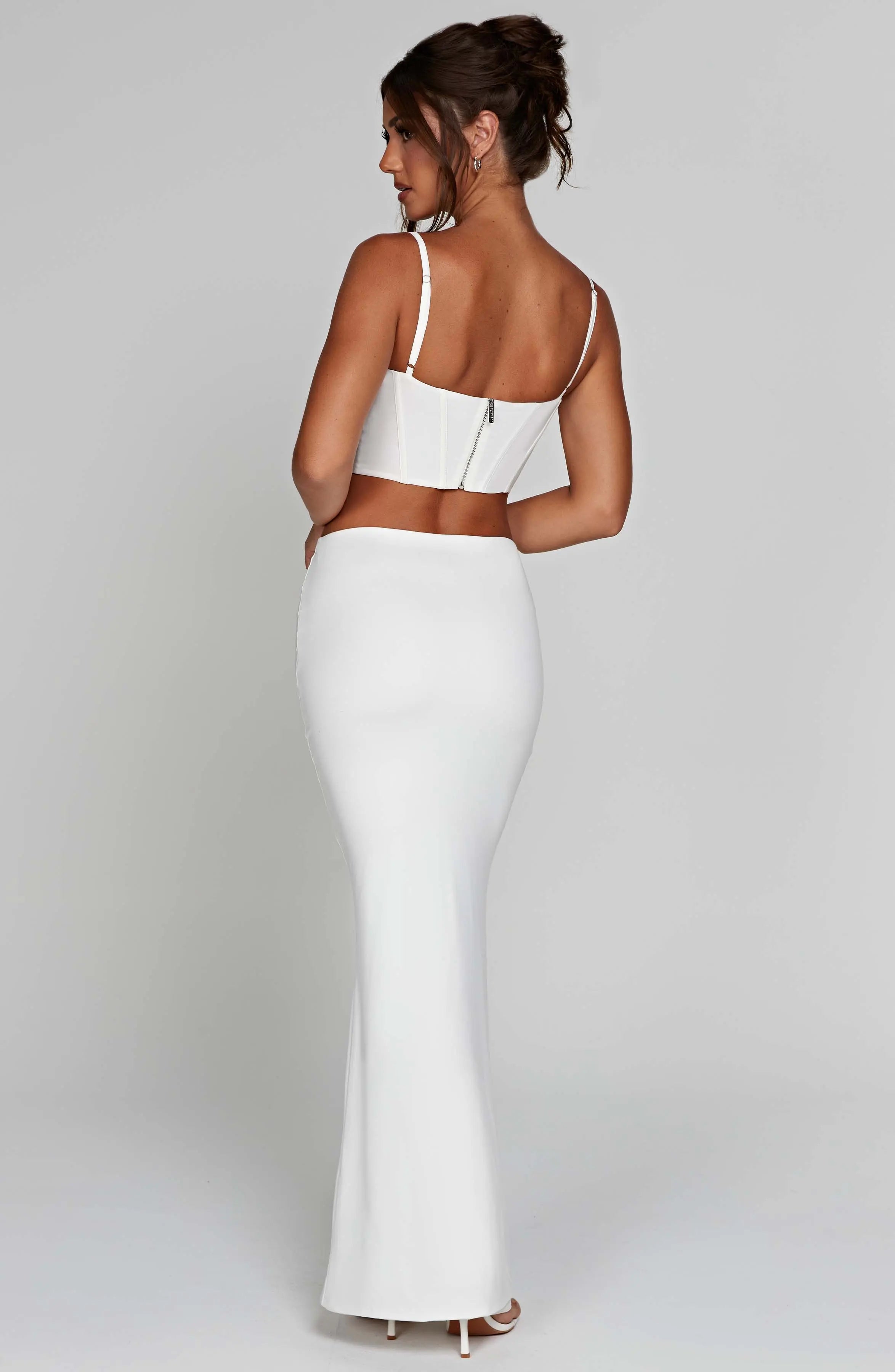 Astrid Maxi Skirt - White L.F