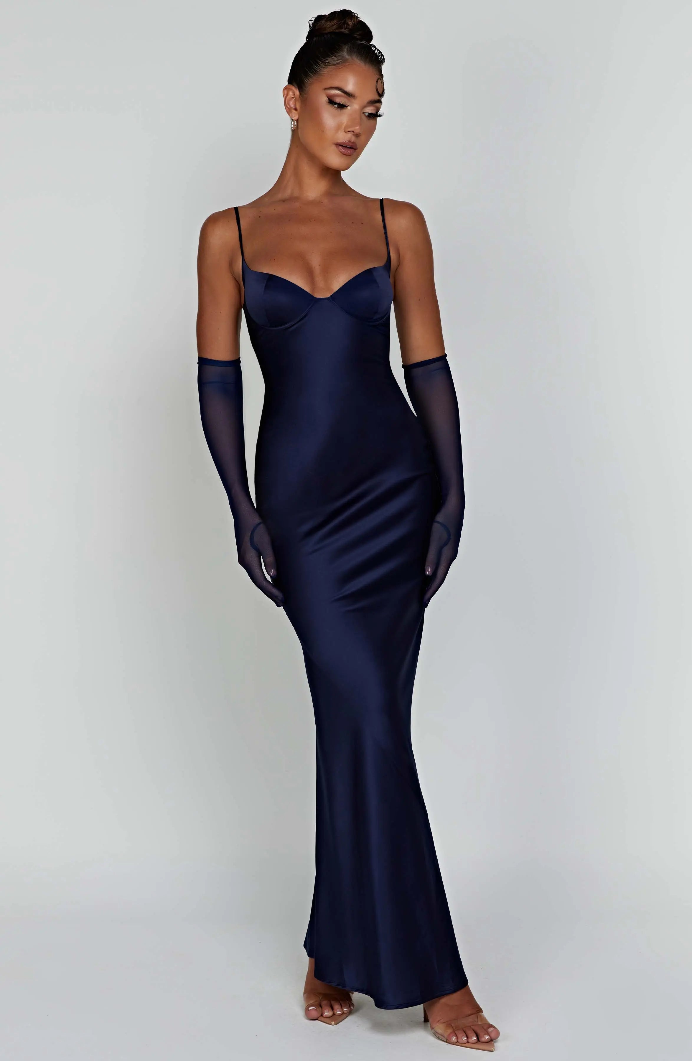 Athena Maxi Dress - Navy M.T