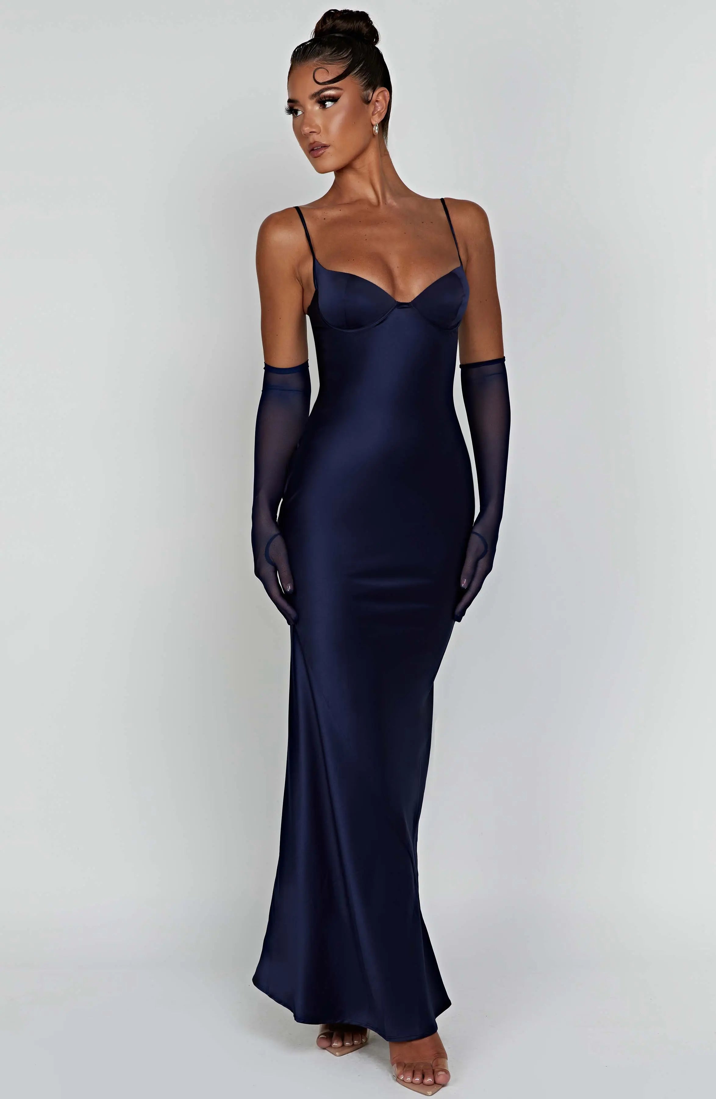 Athena Maxi Dress - Navy M.T