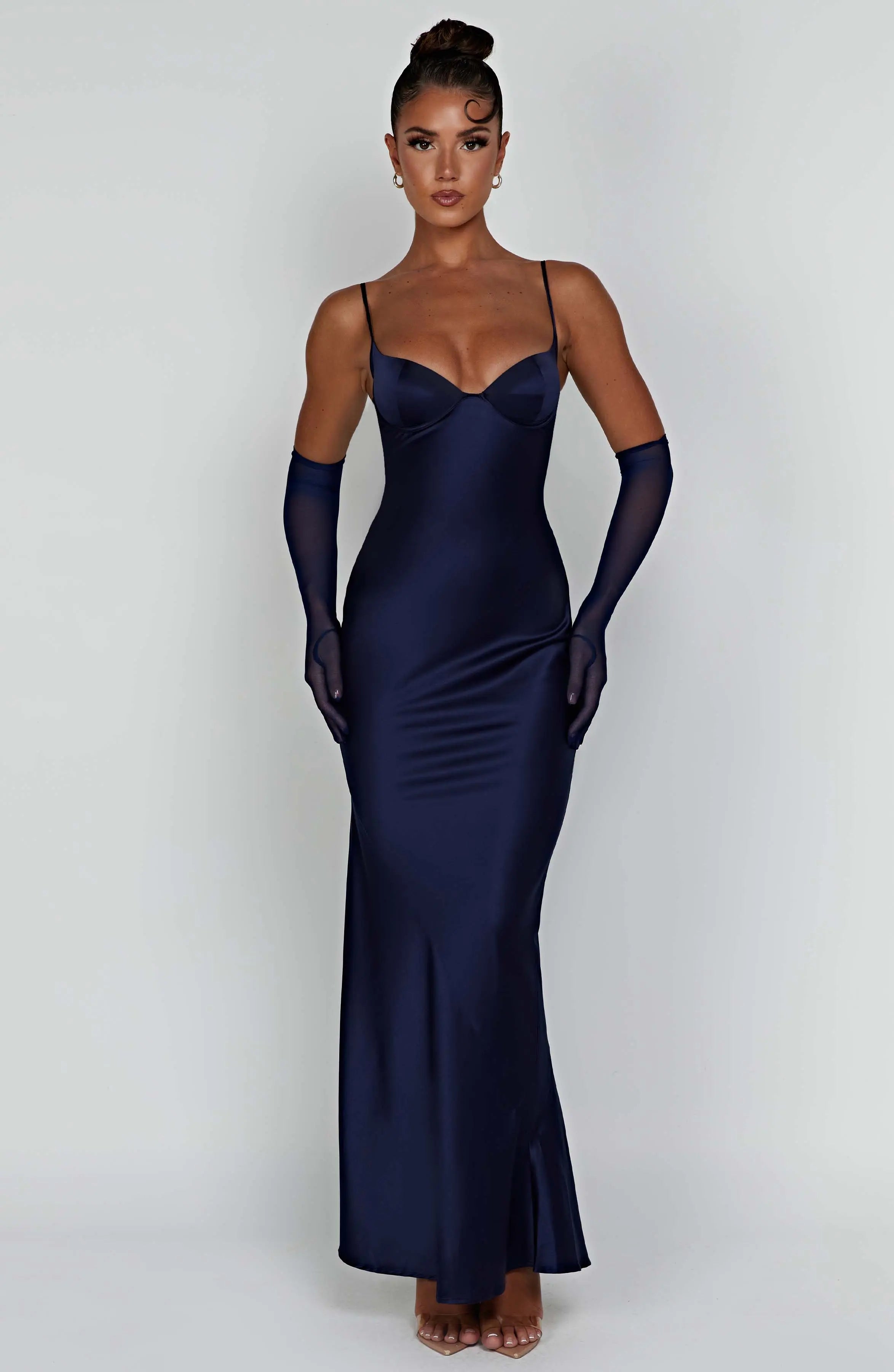 Athena Maxi Dress - Navy M.T