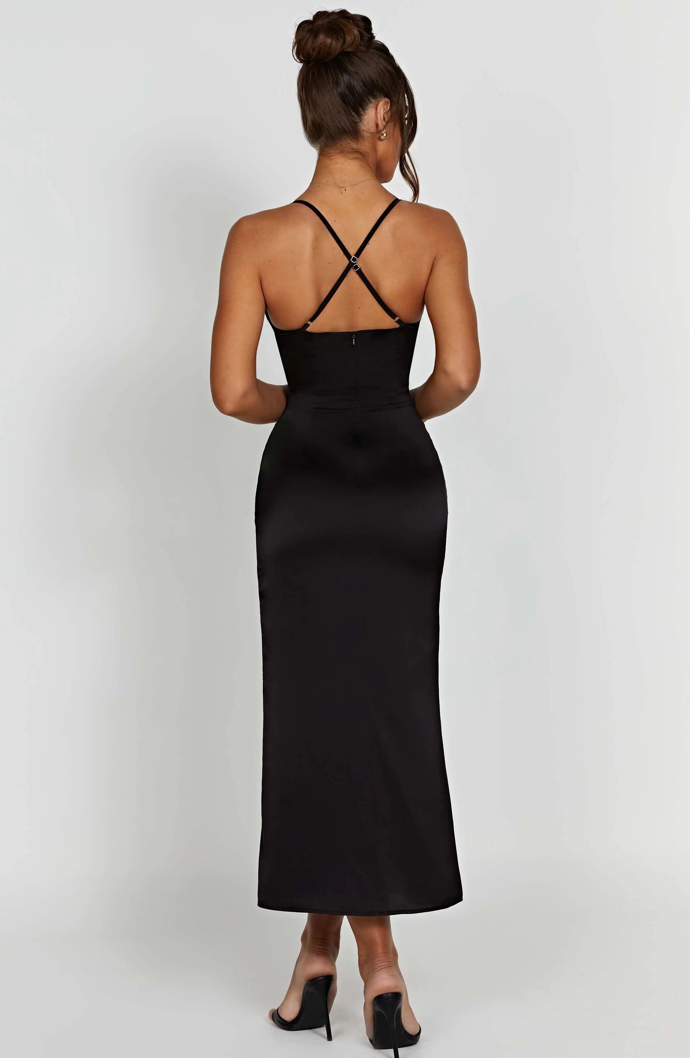 Cece Midi Dress - Black C.F