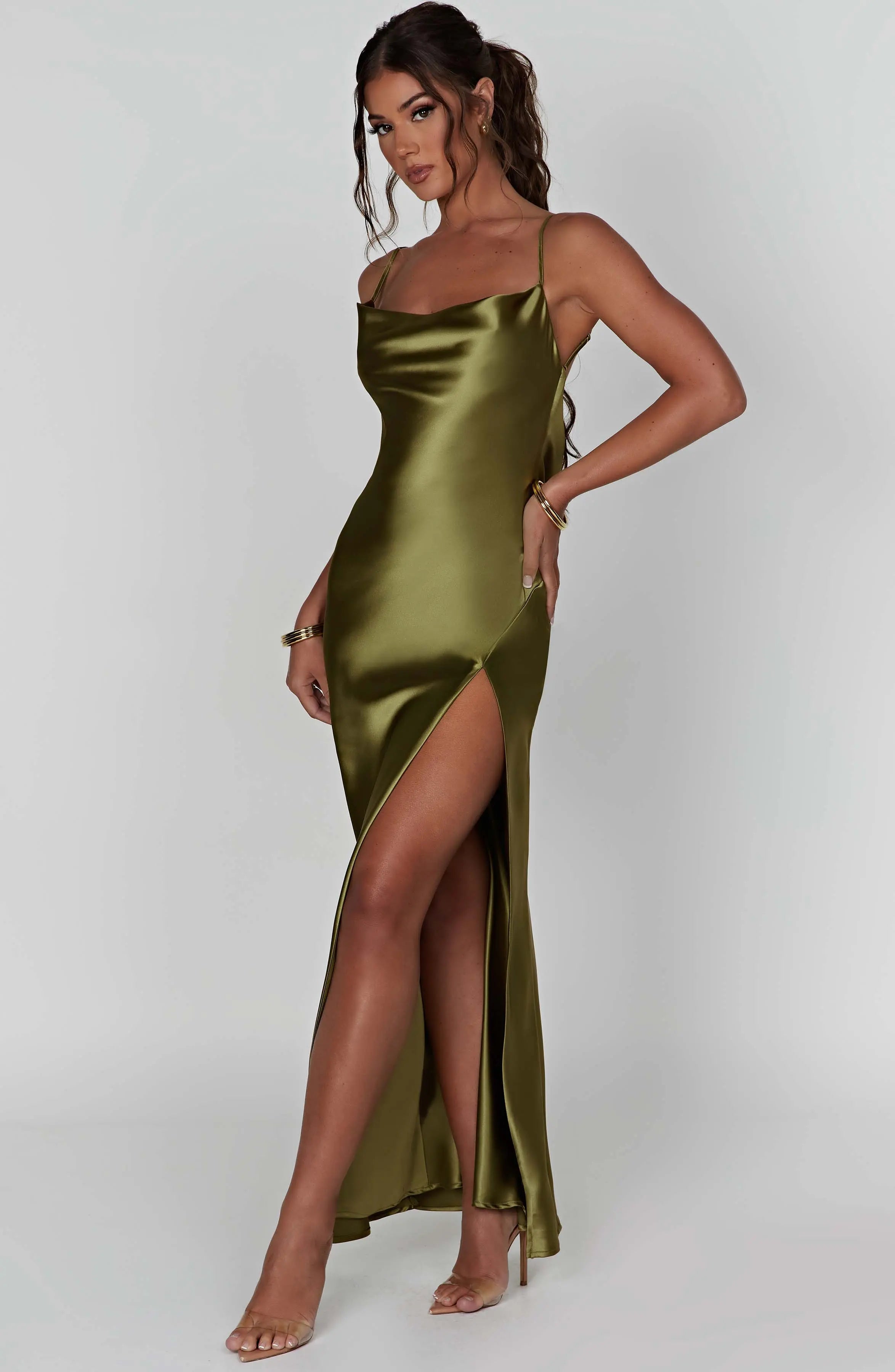 Celestina Maxi Dress - Khaki M.T