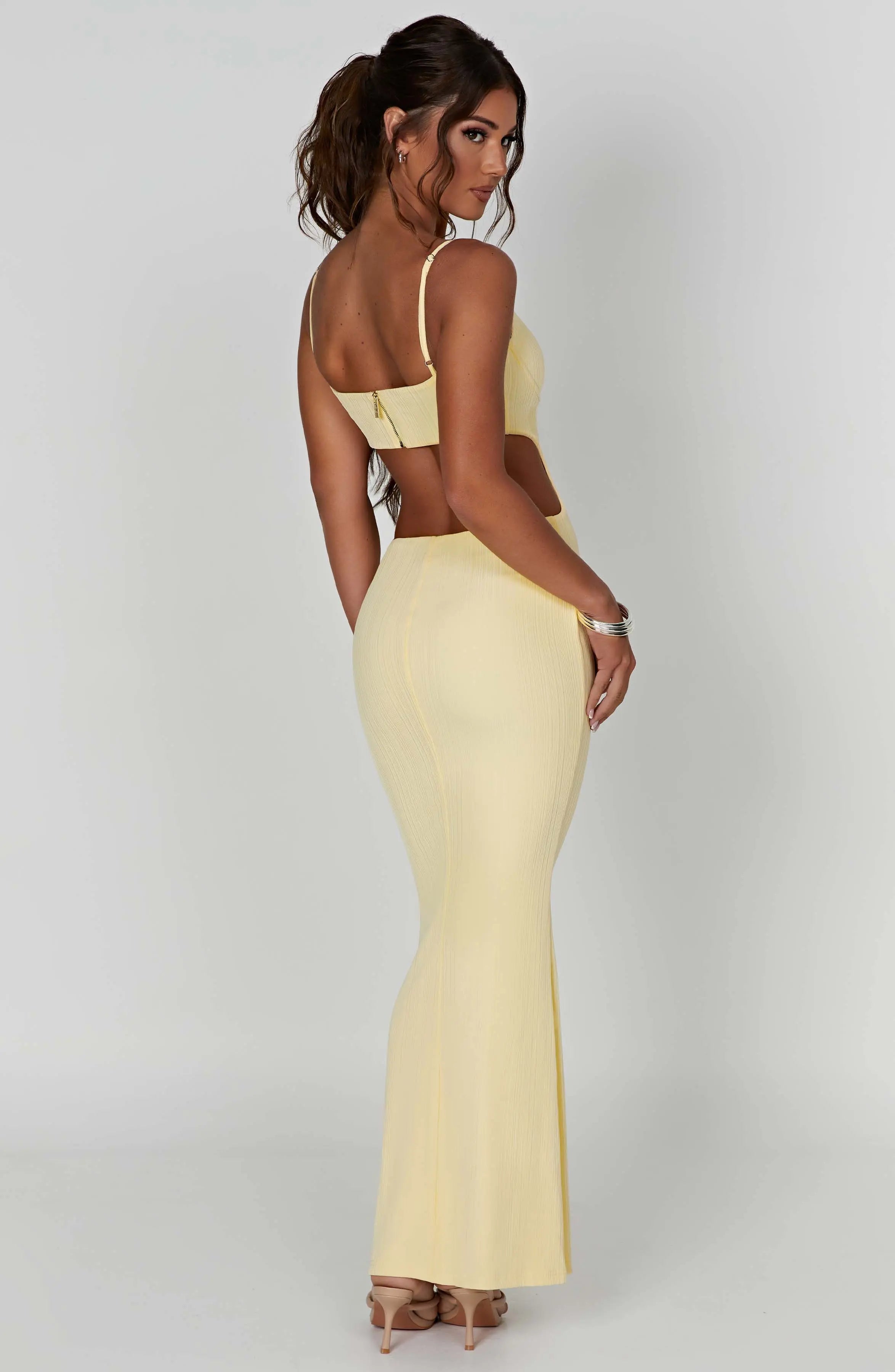 Celine Maxi Dress - Lemon C.F