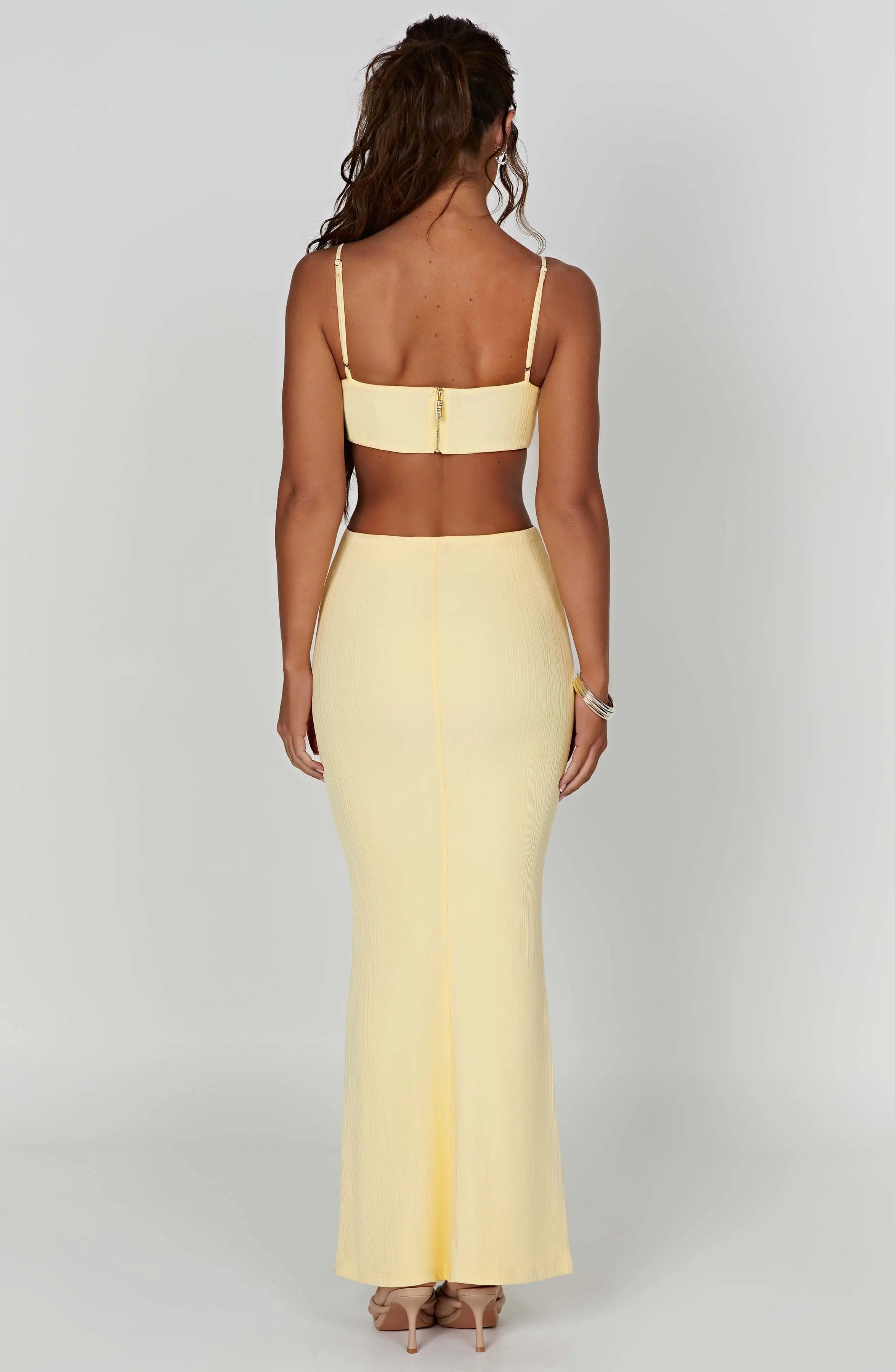 Celine Maxi Dress - Lemon C.F