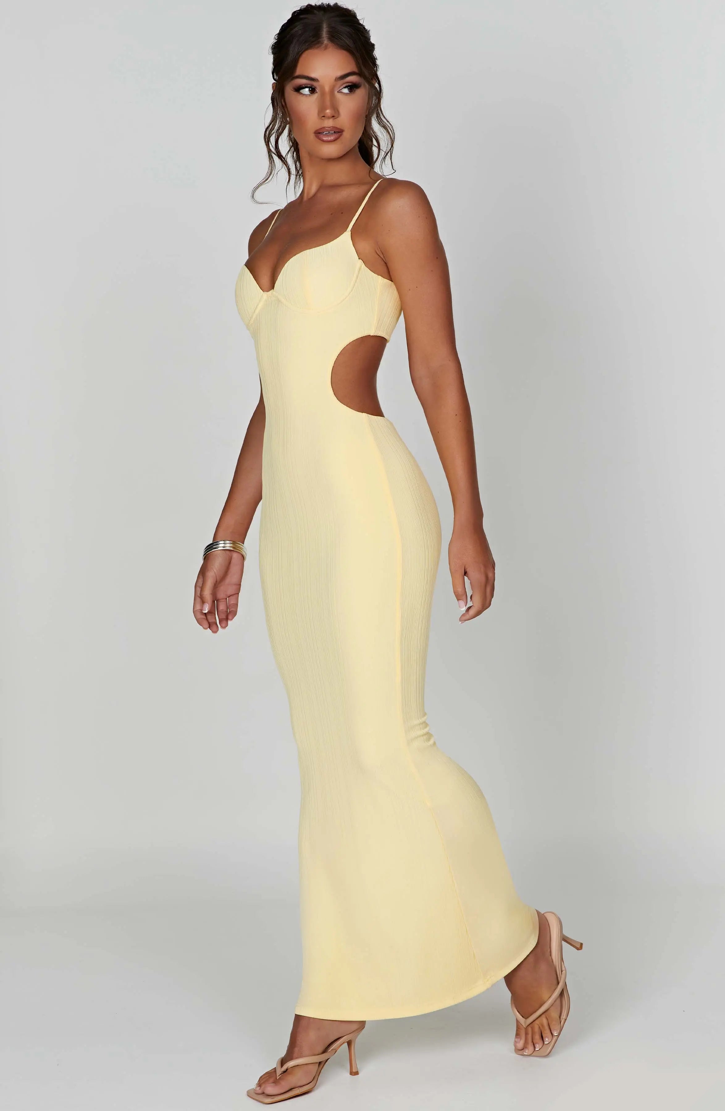 Celine Maxi Dress - Lemon C.F