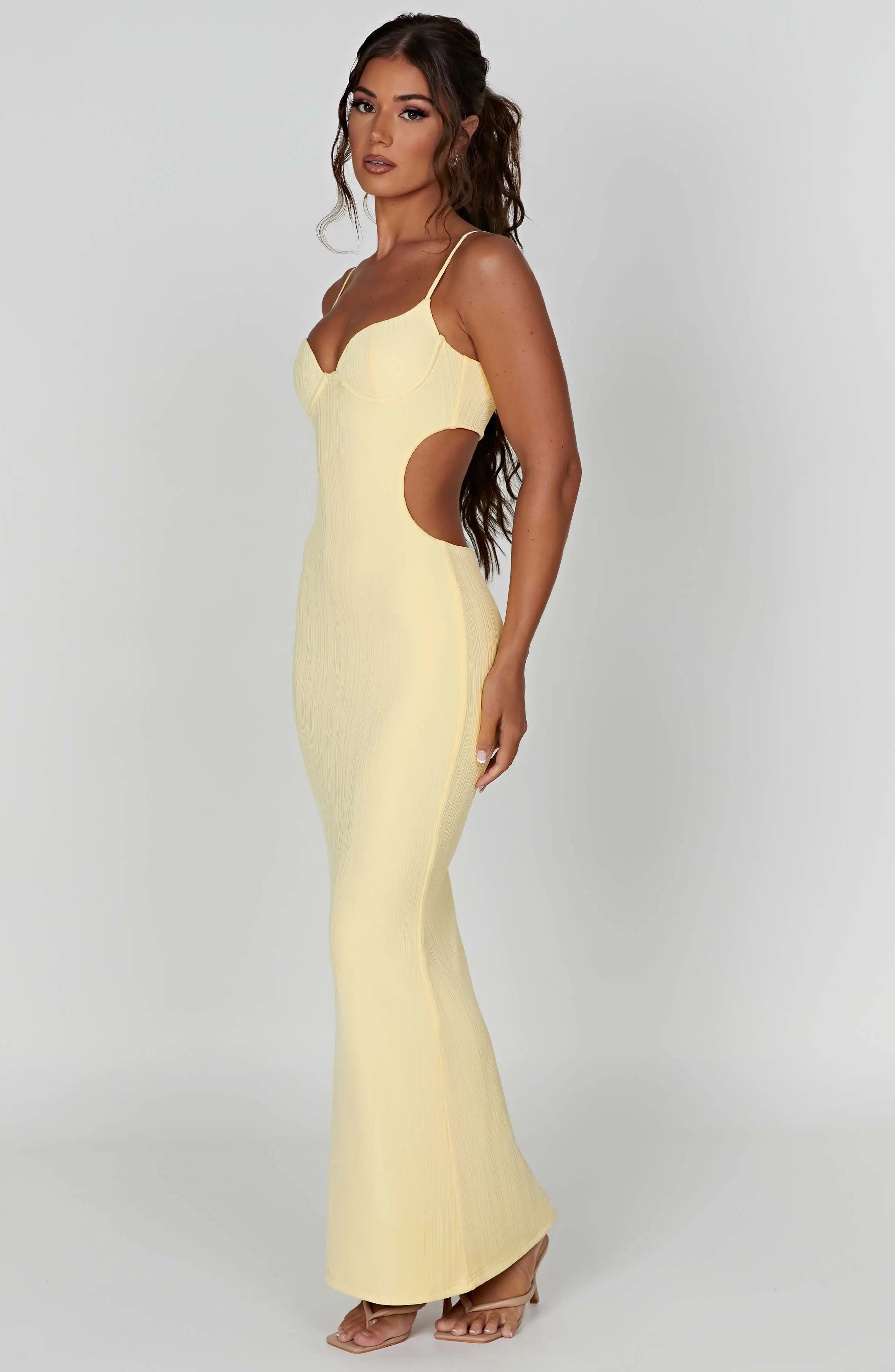 Celine Maxi Dress - Lemon C.F