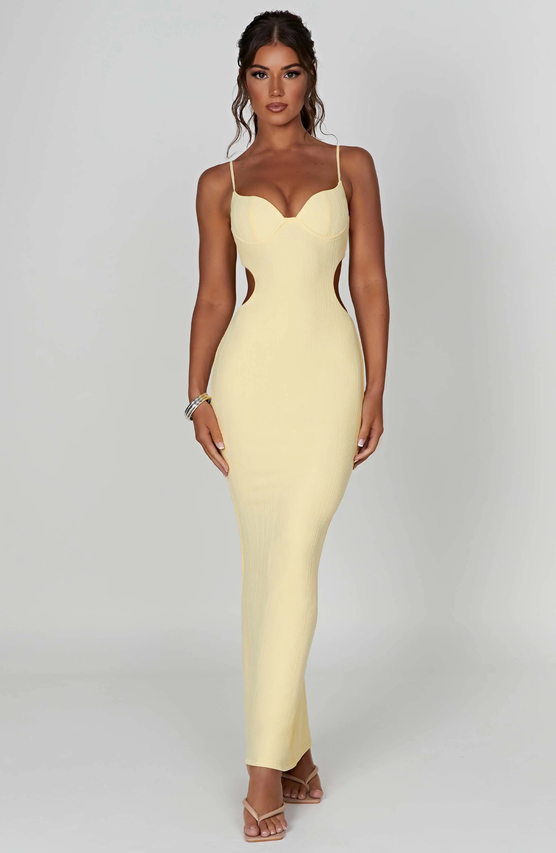 Celine Maxi Dress - Lemon C.F