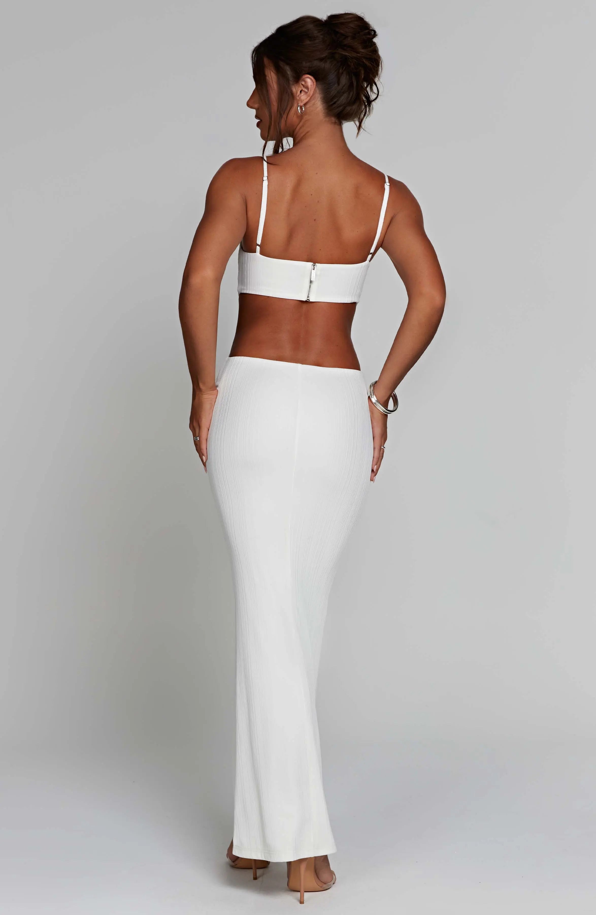 Celine Maxi Dress - White C.F