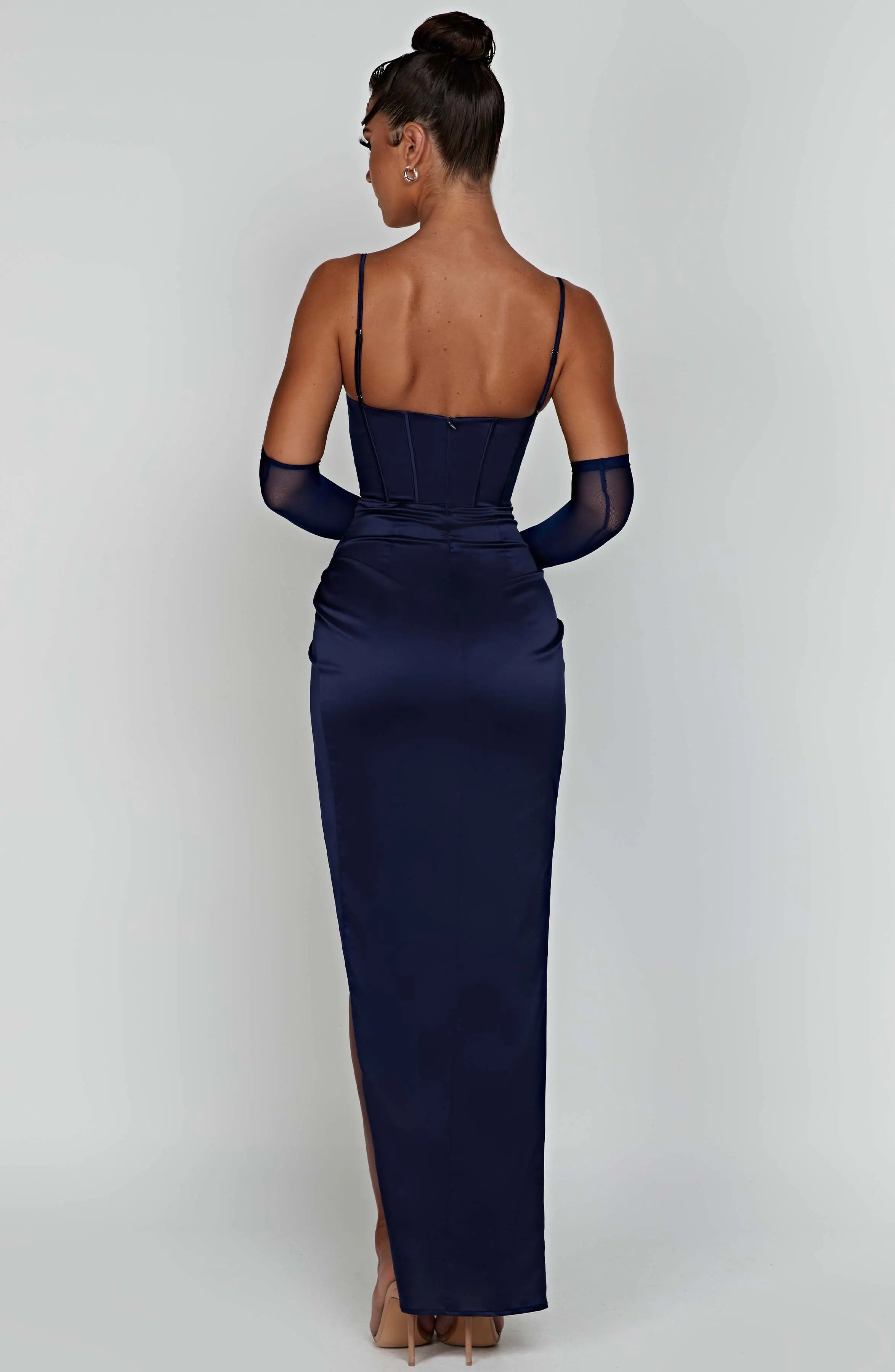 Despina Maxi Dress - Navy C.F