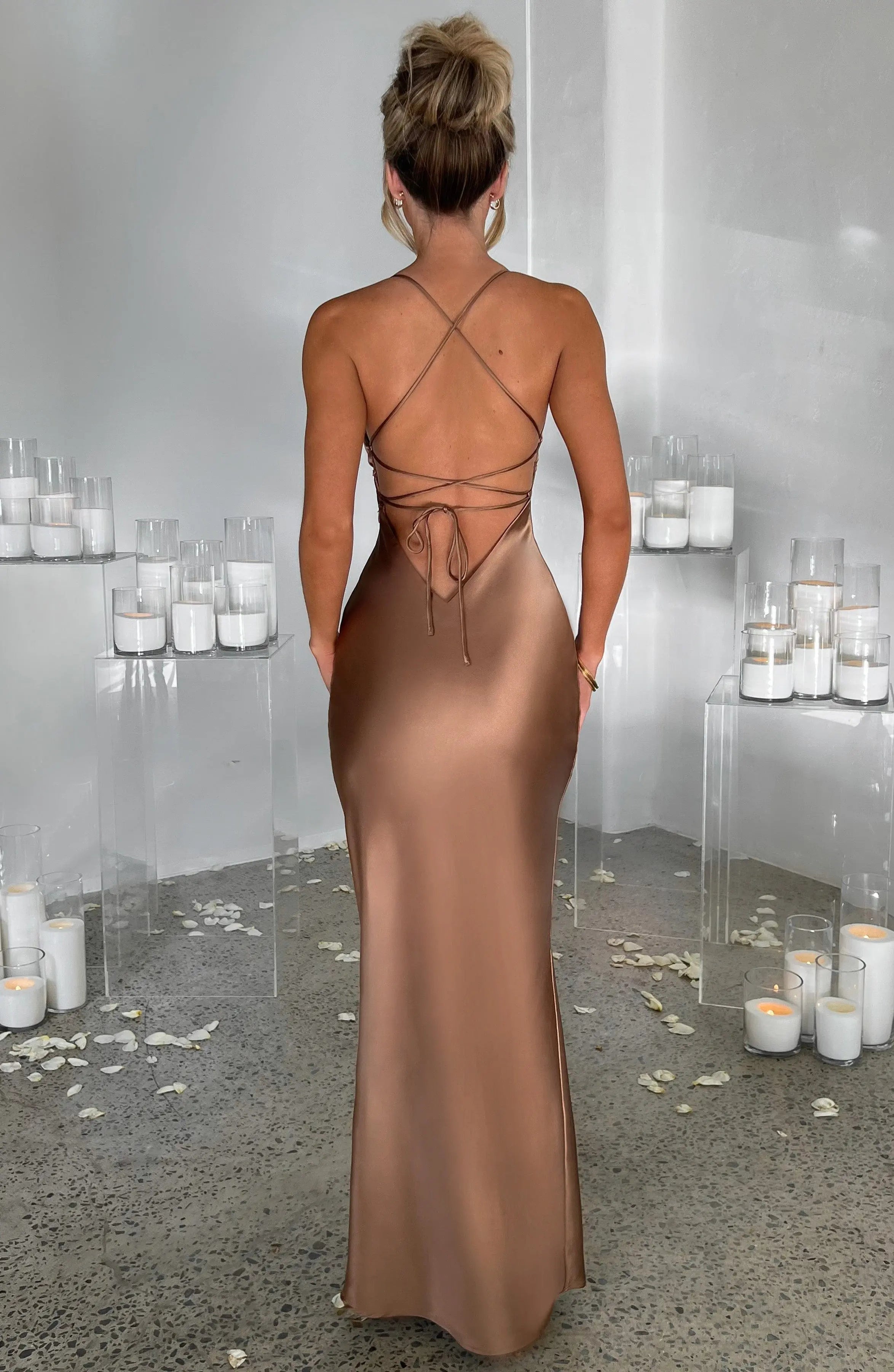 Fenty Maxi Dress - Chocolate M.T