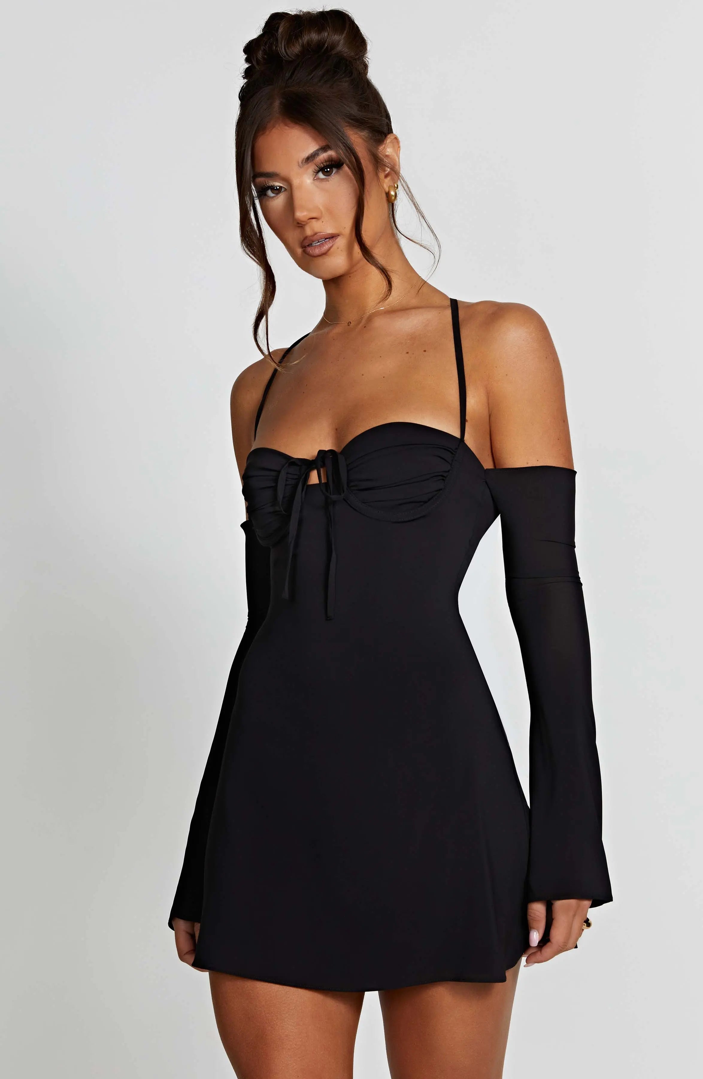 Fiona Mini Dress - Black L.F