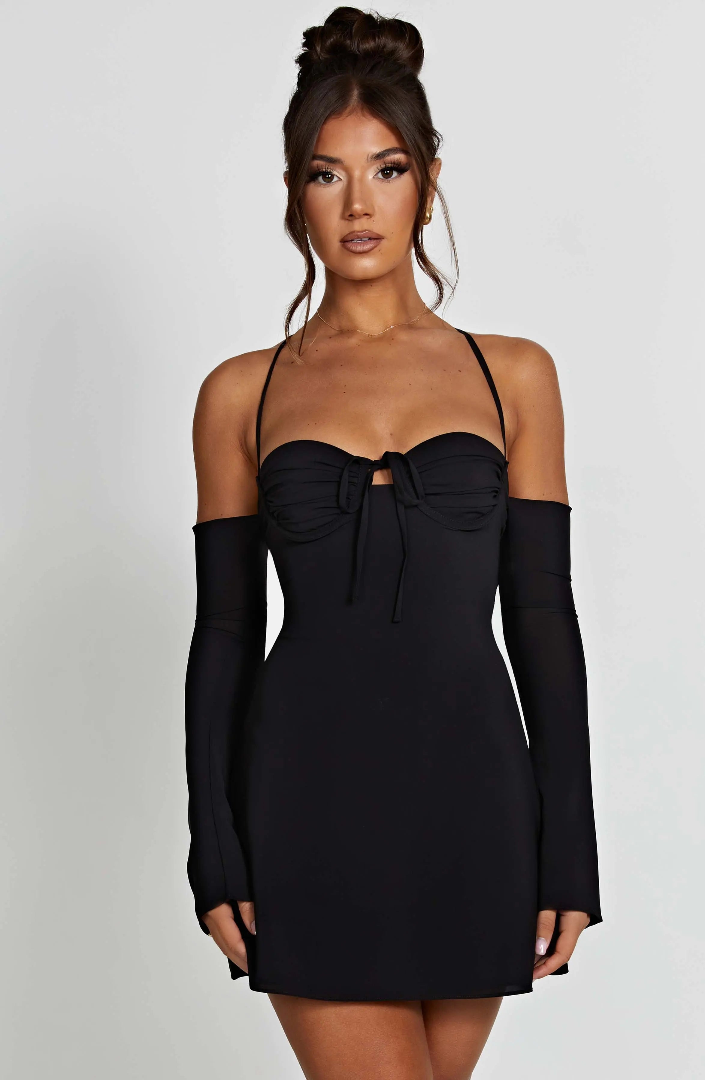 Fiona Mini Dress - Black L.F