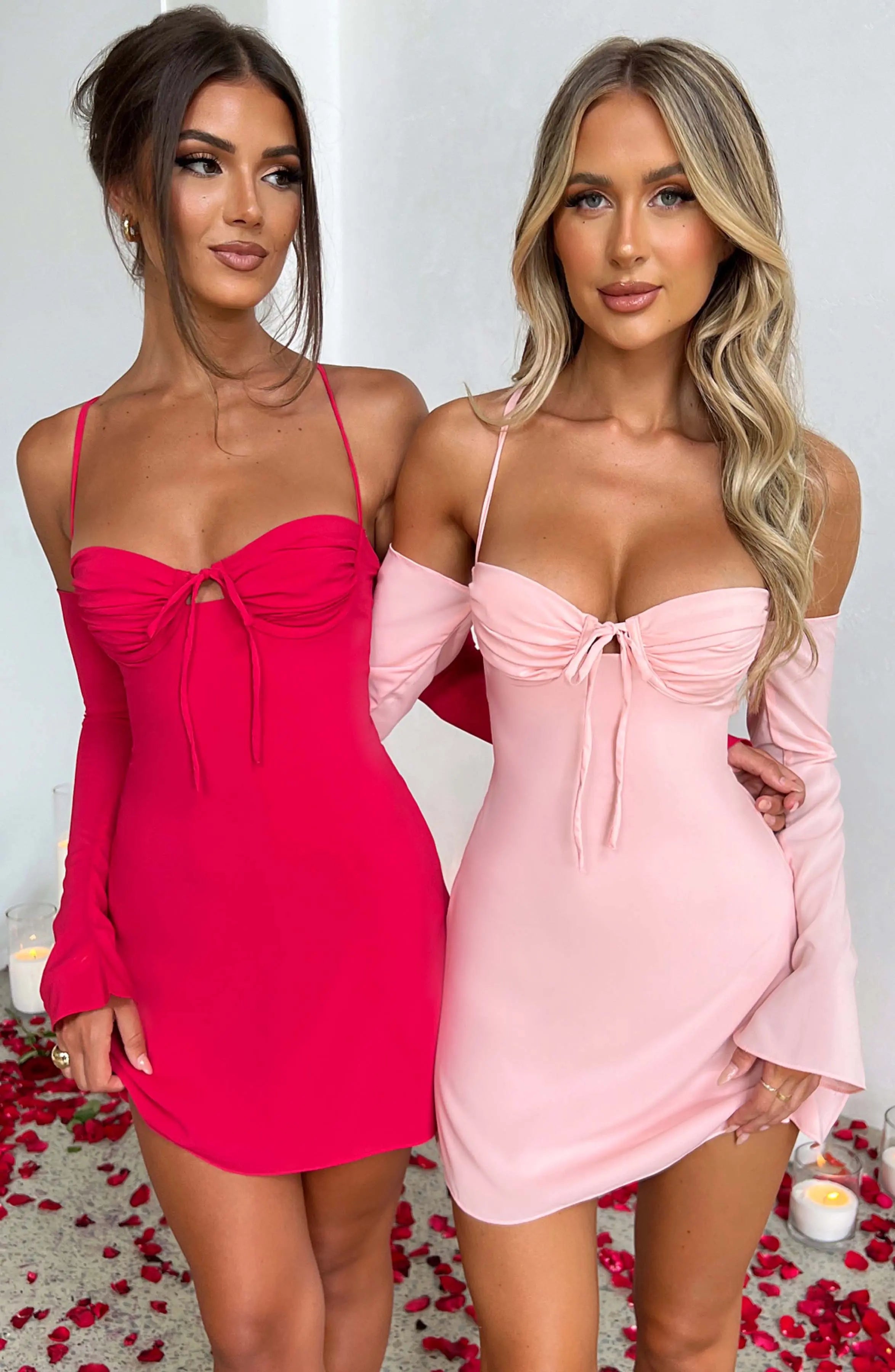 Fiona Mini Dress - Blush L.F