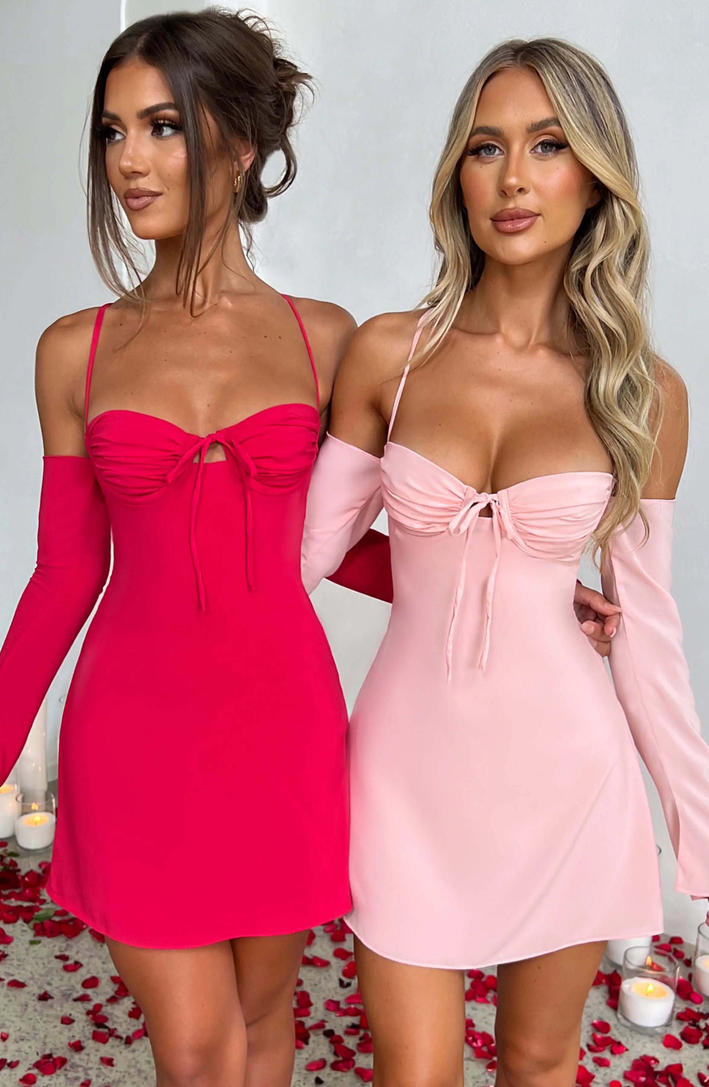 Fiona Mini Dress - Blush L.F