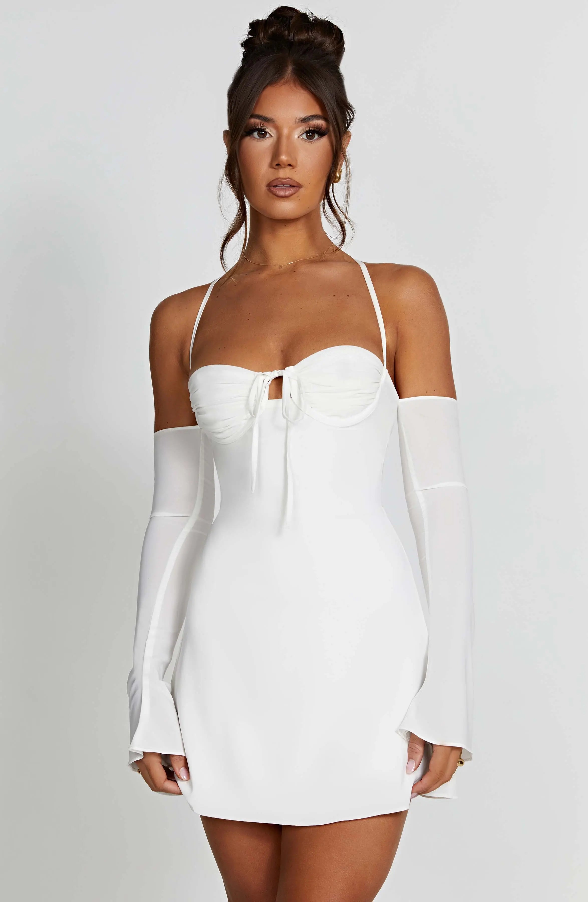 Fiona Mini Dress - Ivory L.F