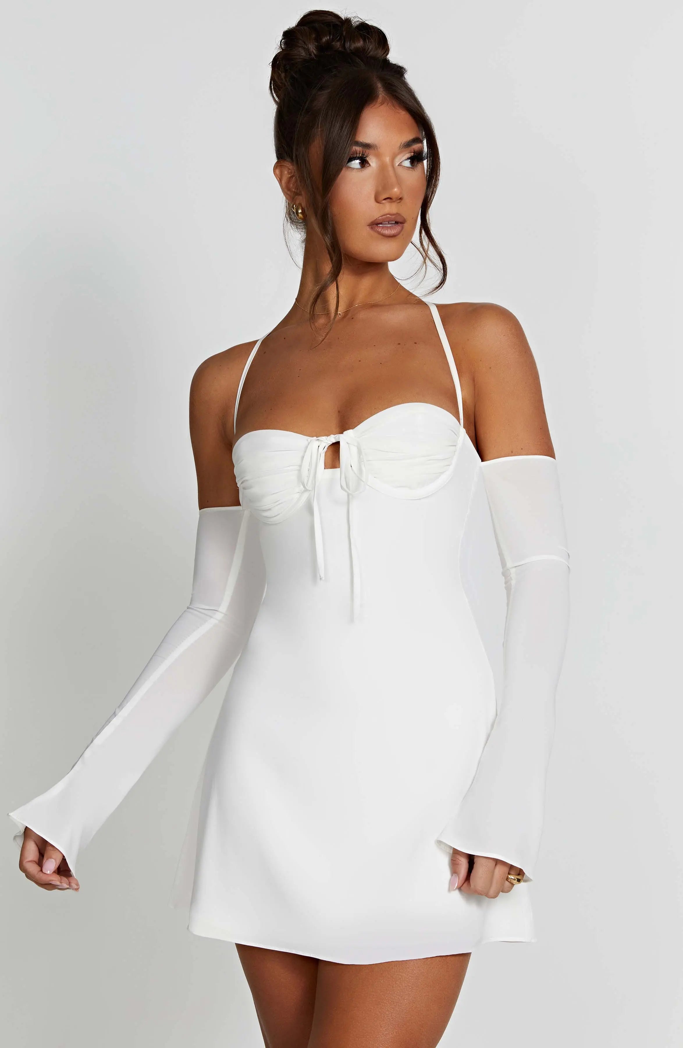 Fiona Mini Dress - Ivory L.F