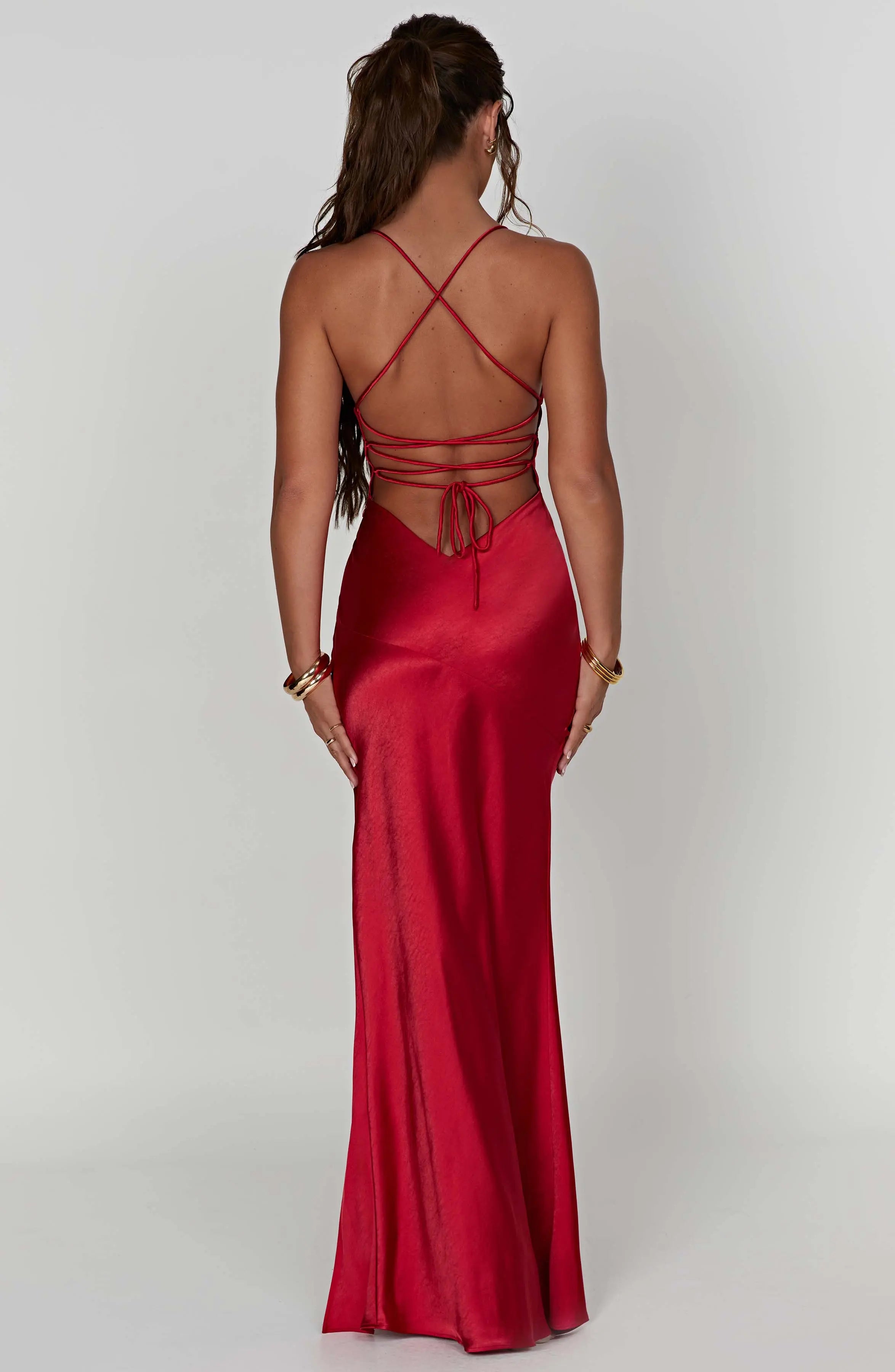 Isobel Maxi Dress - Red M.T