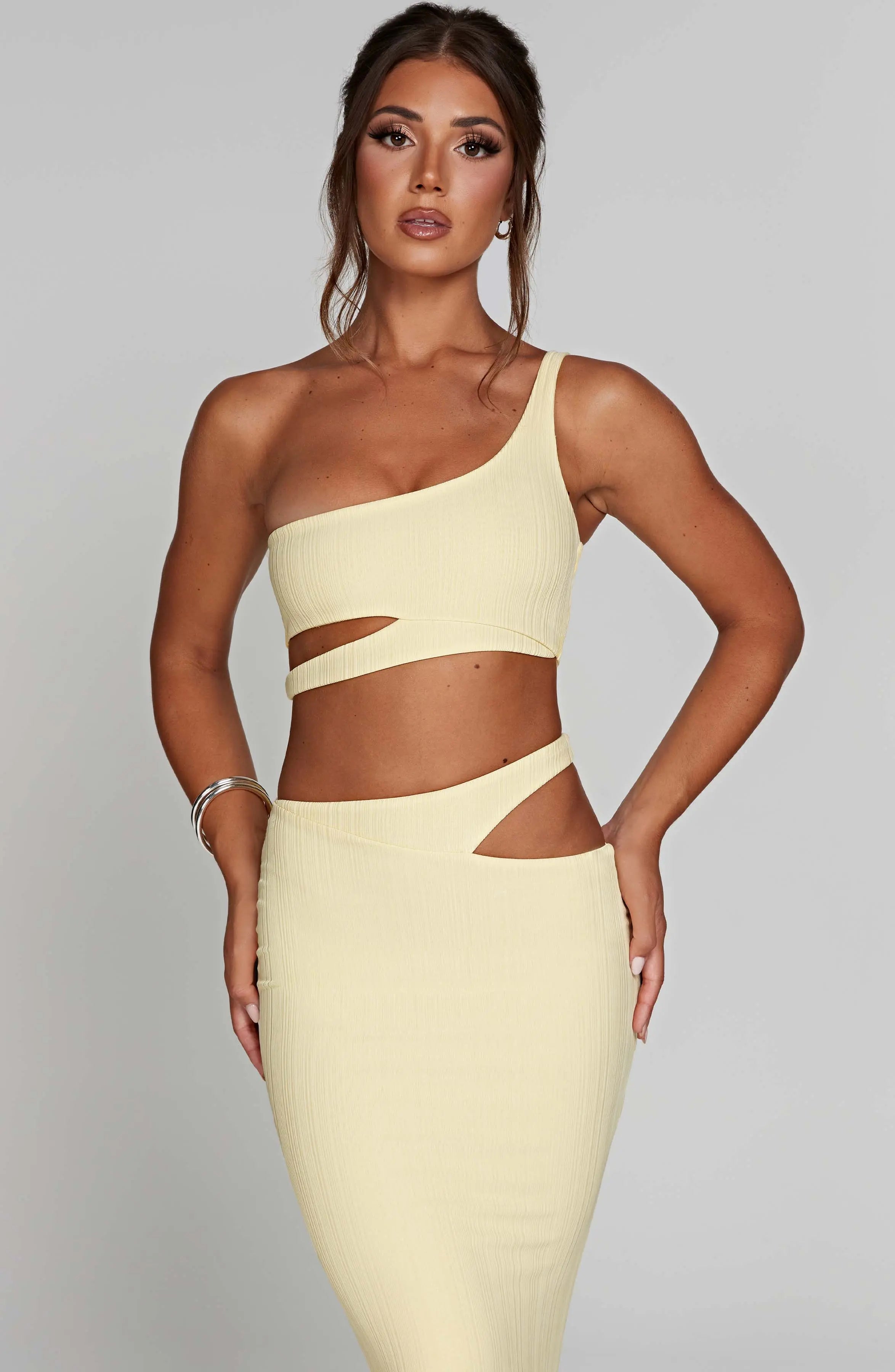 Kaela Maxi Skirt - Lemon L.F