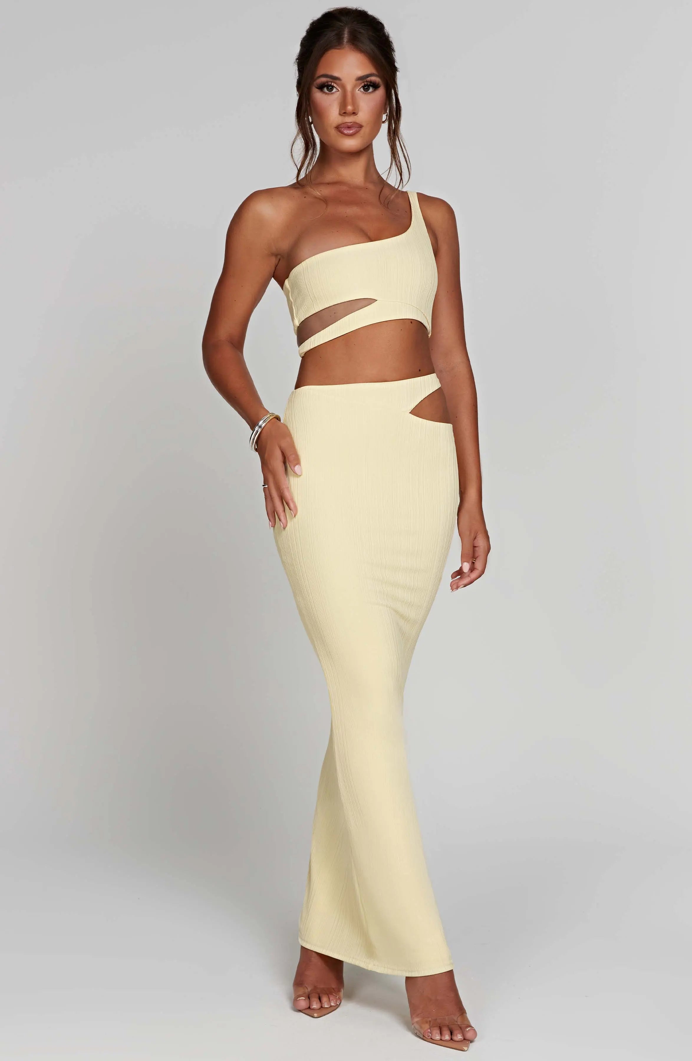 Kaela Maxi Skirt - Lemon L.F