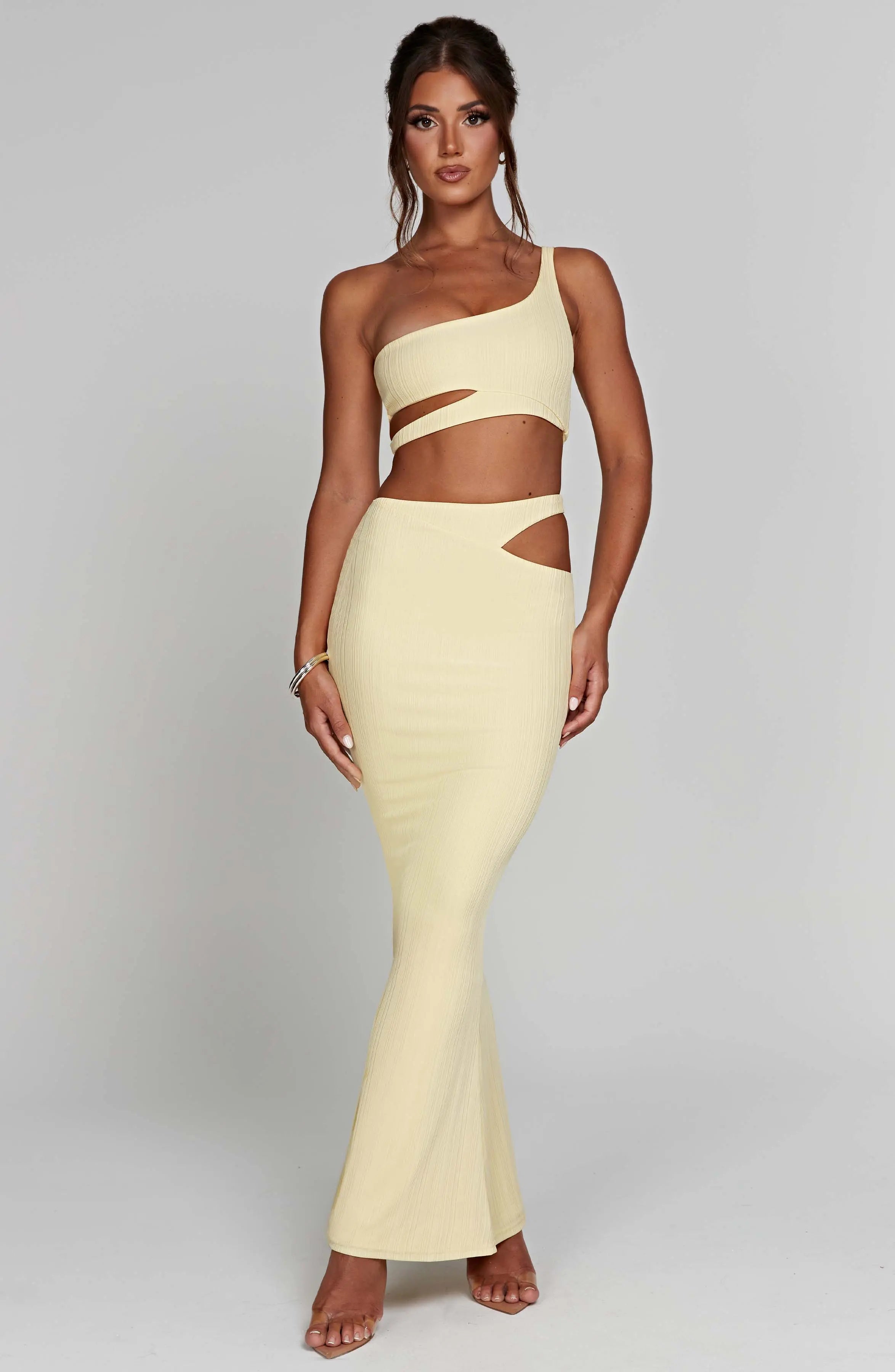 Kaela Maxi Skirt - Lemon L.F