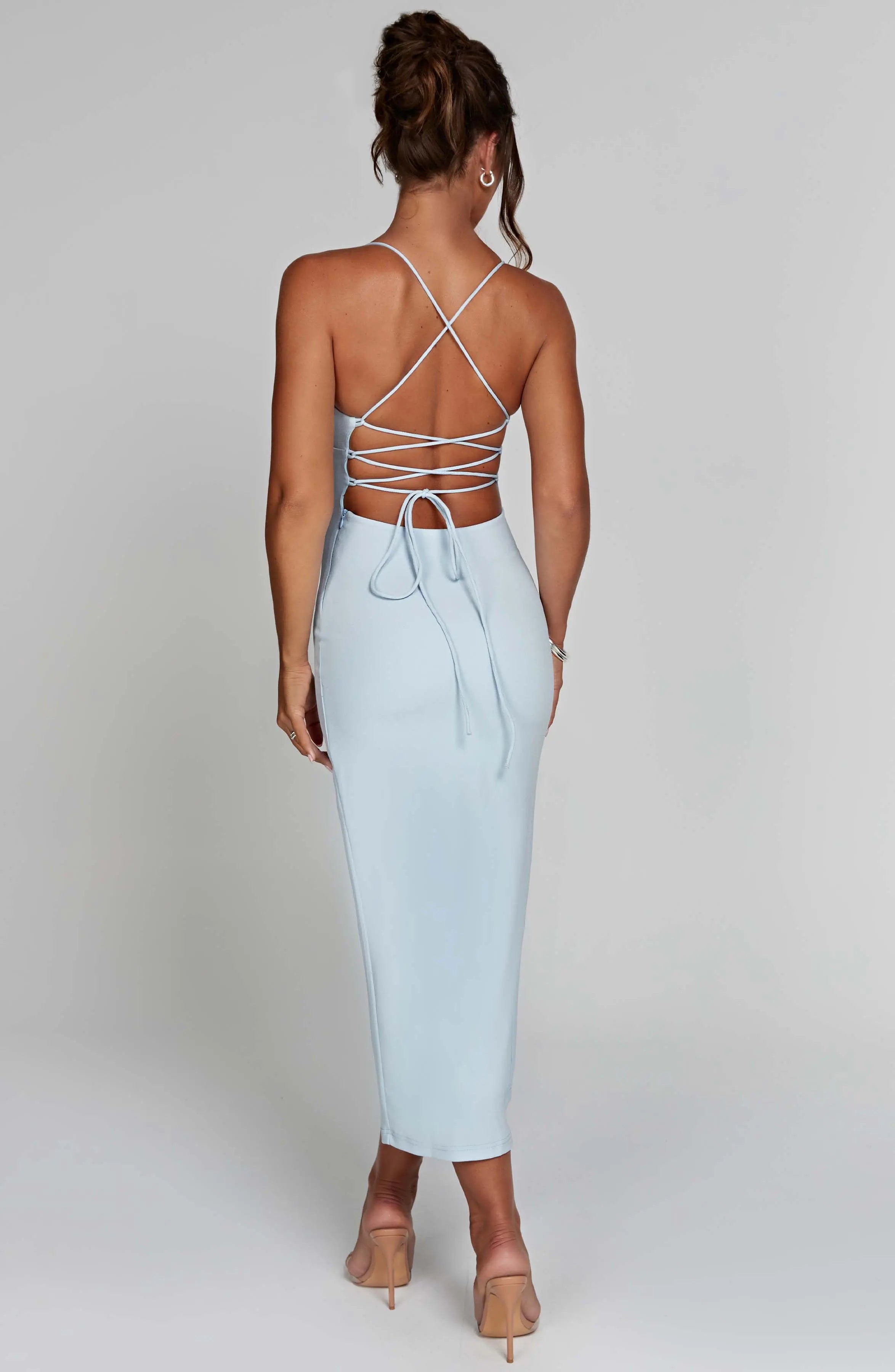 Kiana Midi Dress - Baby Blue M.T