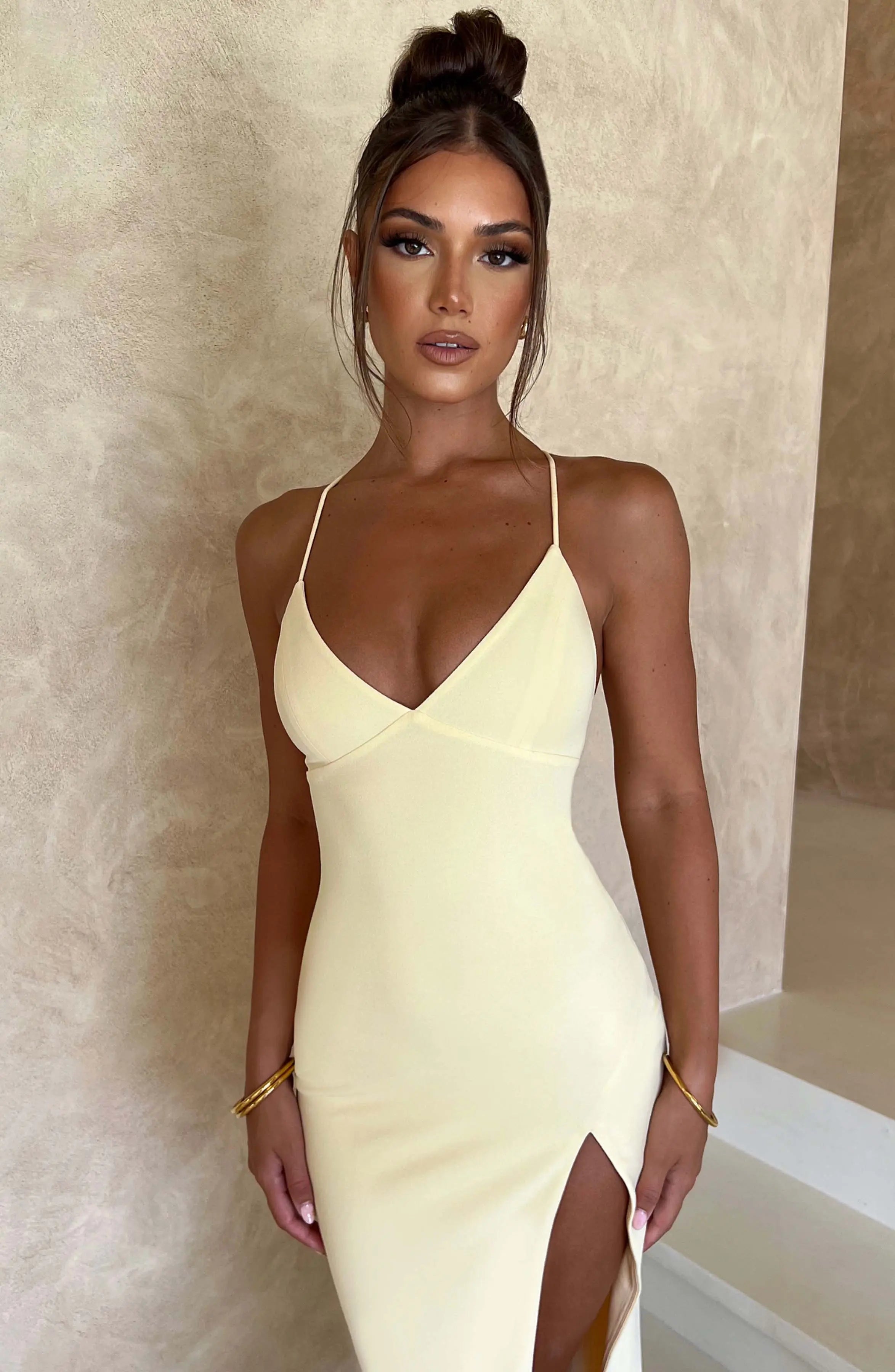 Kiana Midi Dress - Lemon M.T