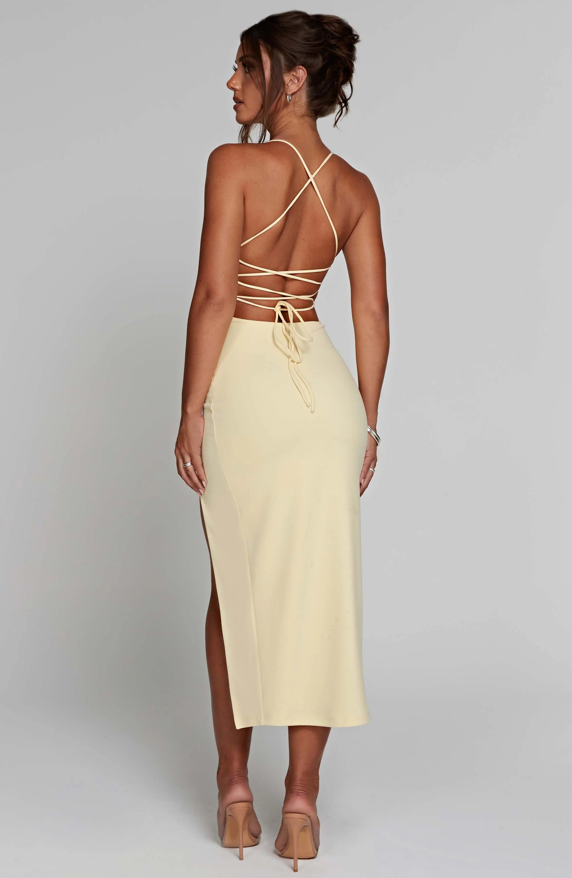 Kiana Midi Dress - Lemon M.T