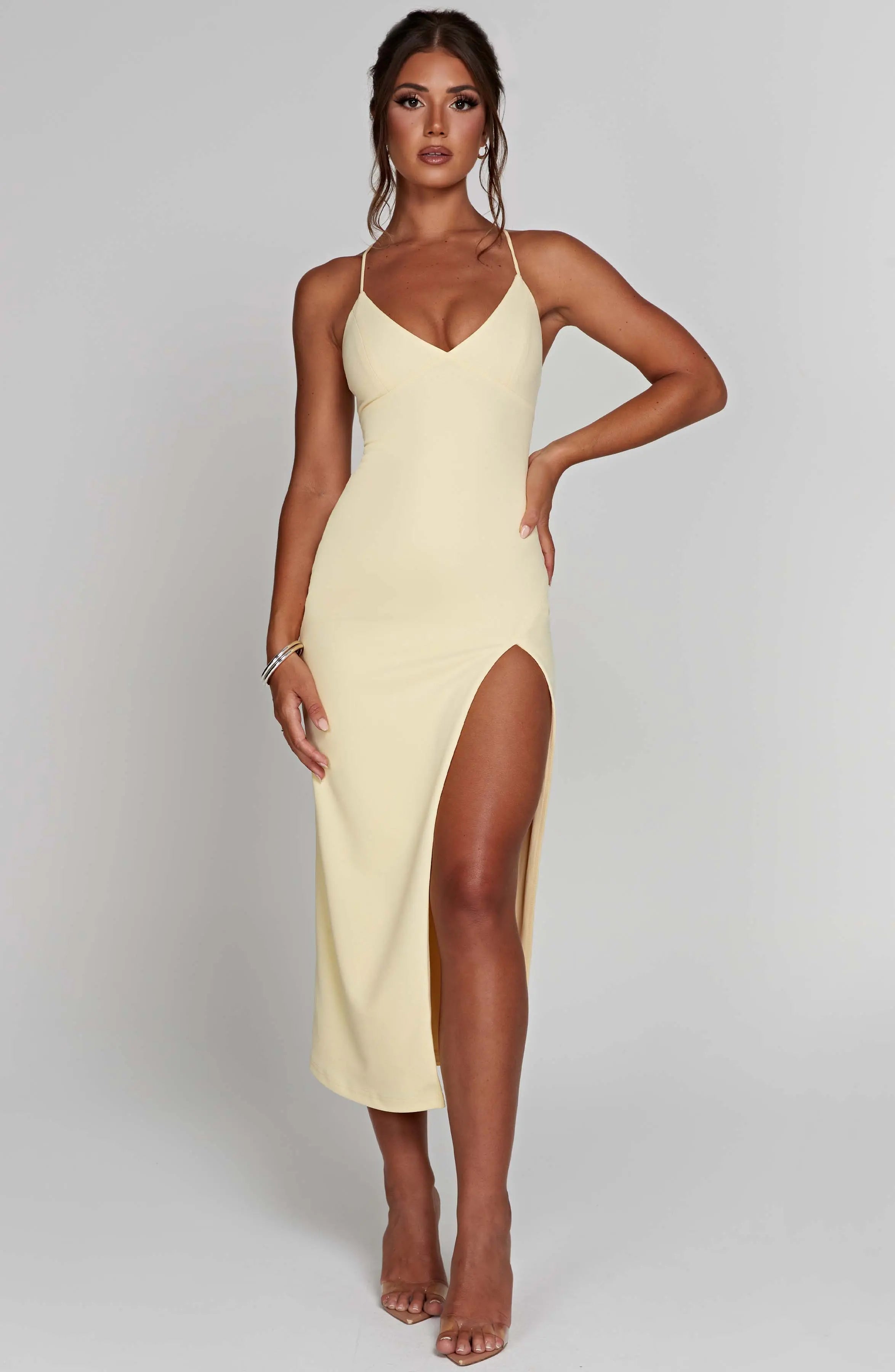 Kiana Midi Dress - Lemon M.T