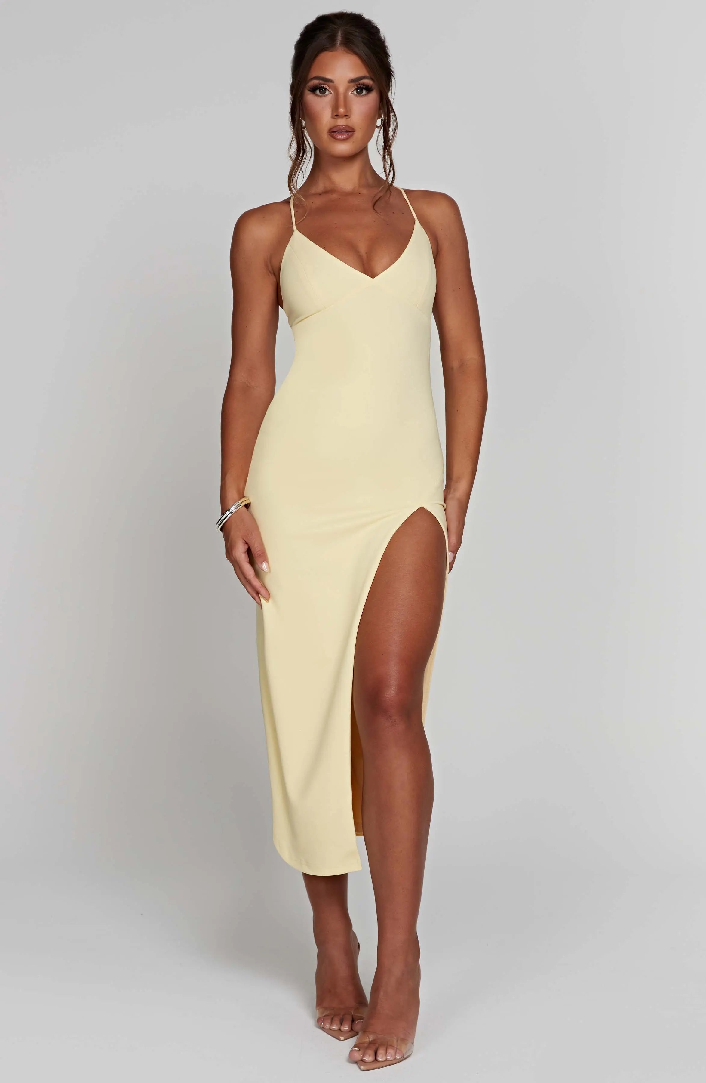 Kiana Midi Dress - Lemon M.T