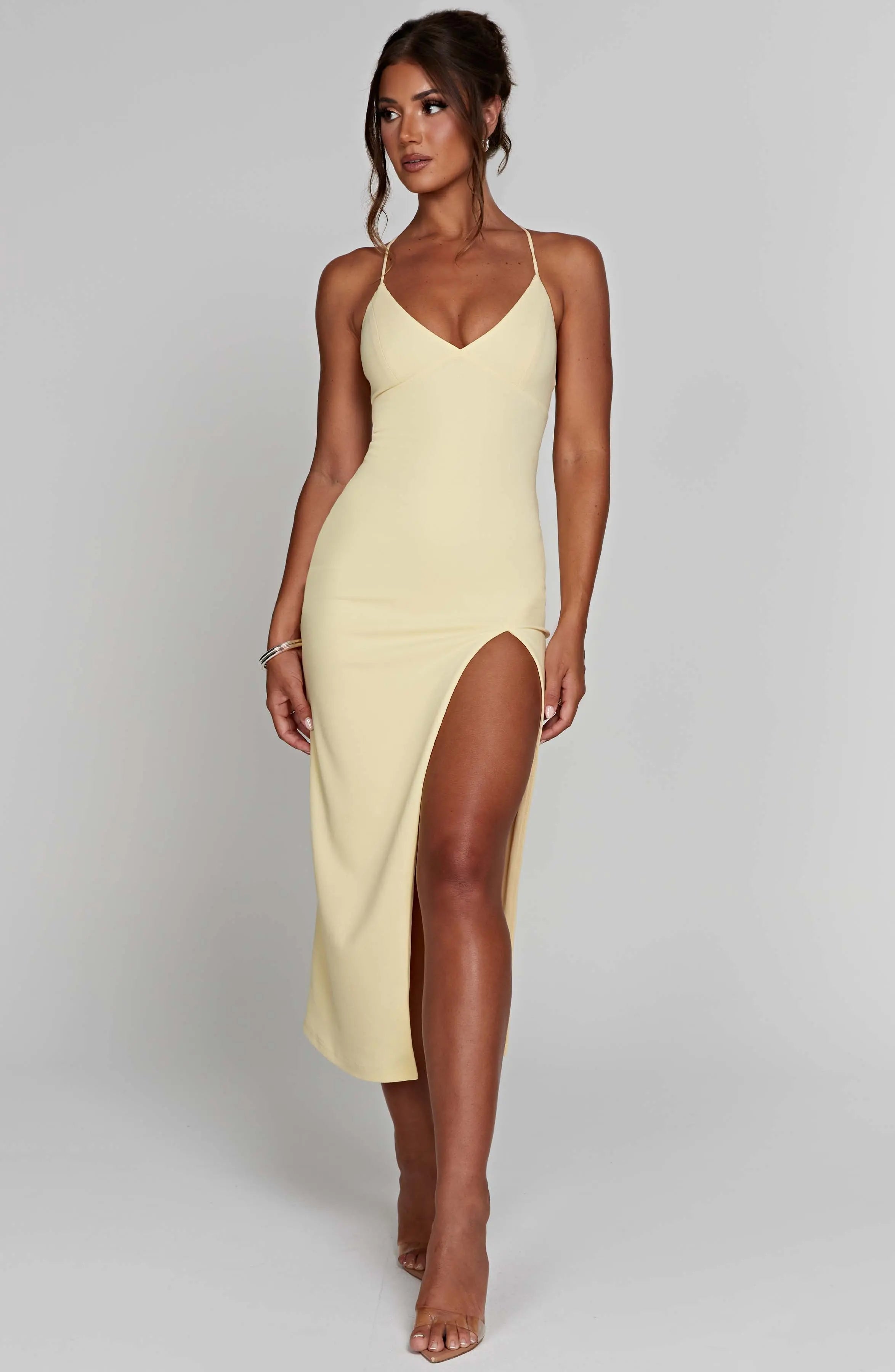 Kiana Midi Dress - Lemon M.T