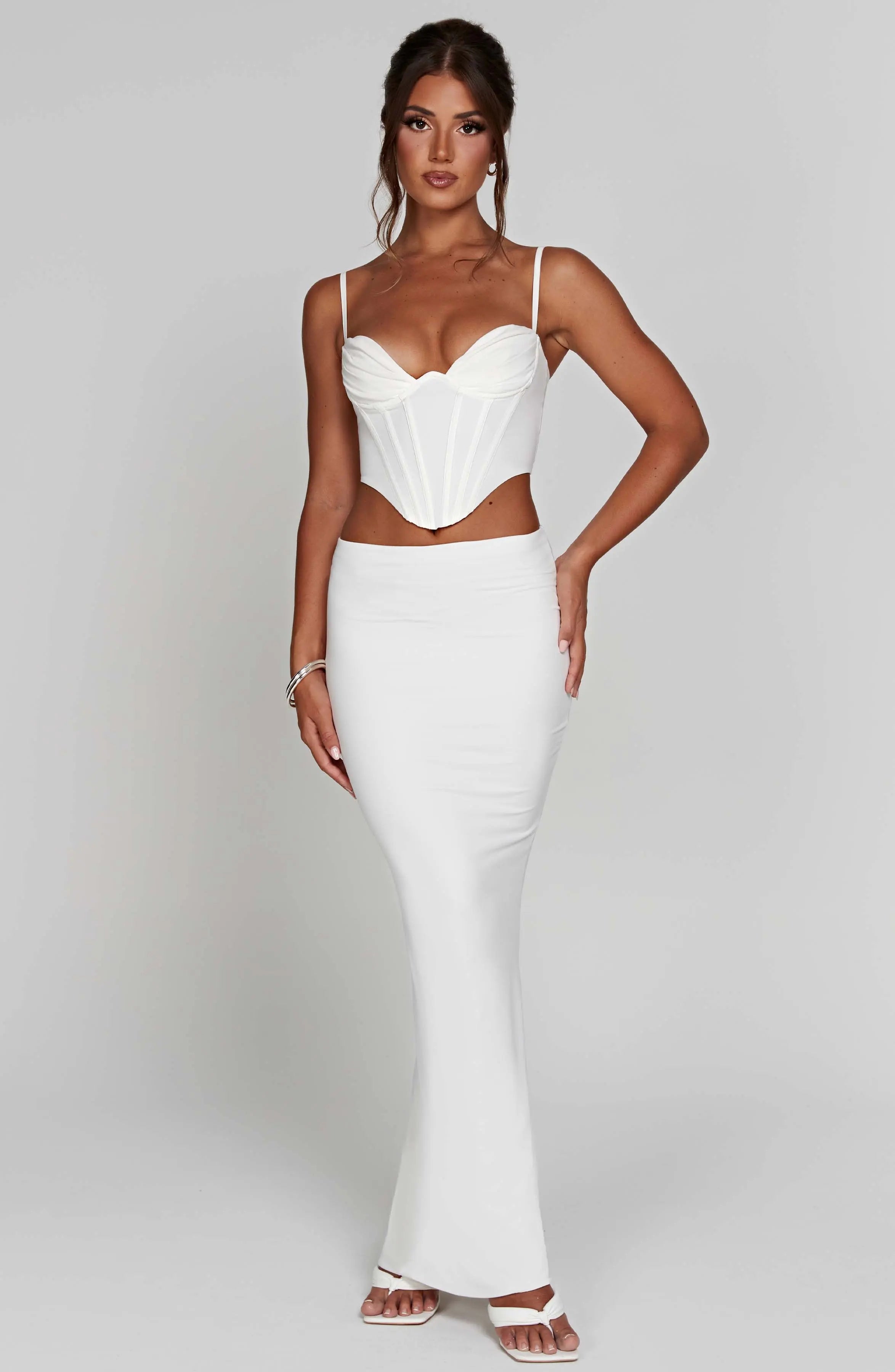 Maddie Corset - White C.F