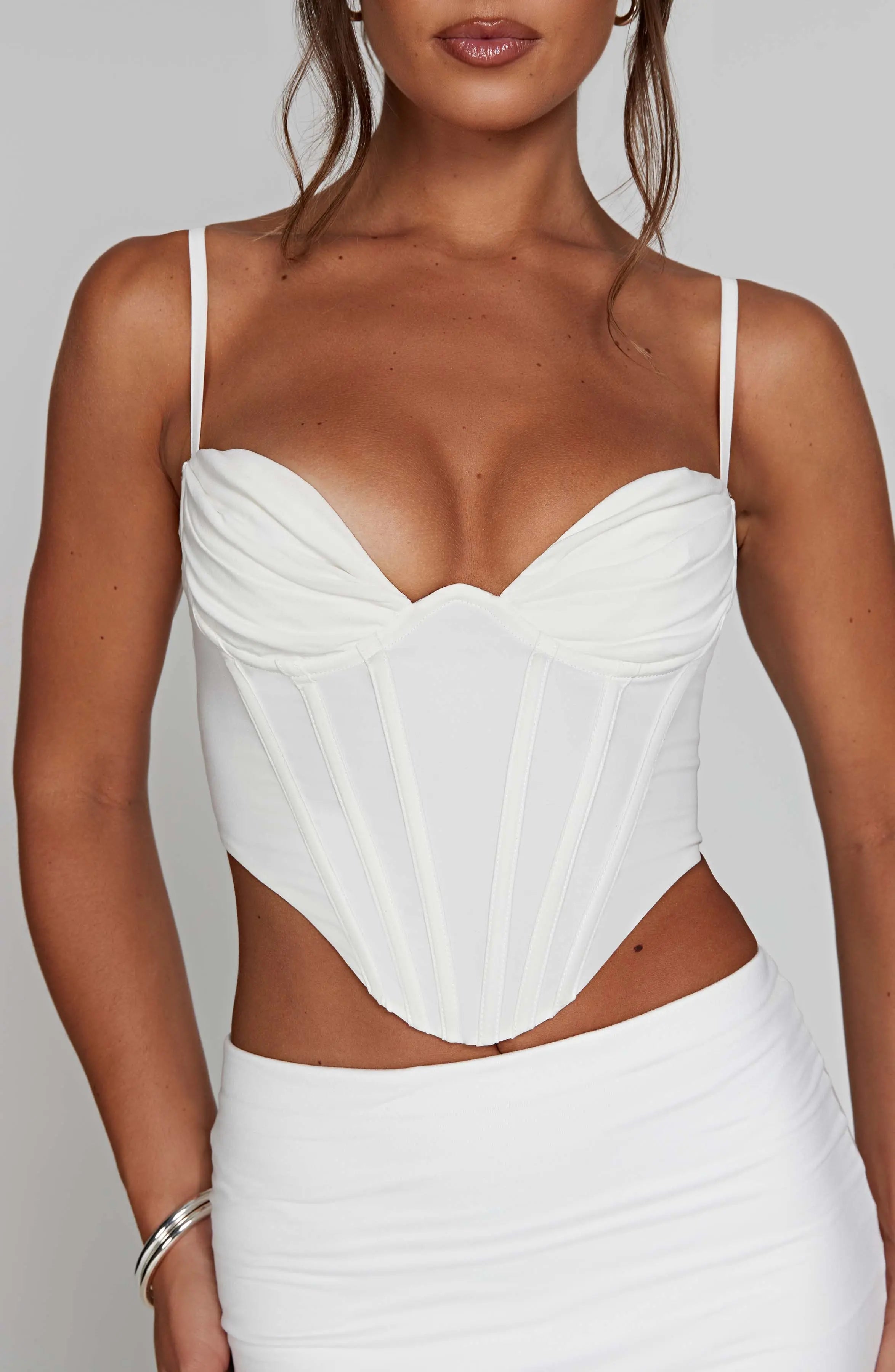 Maddie Corset - White C.F