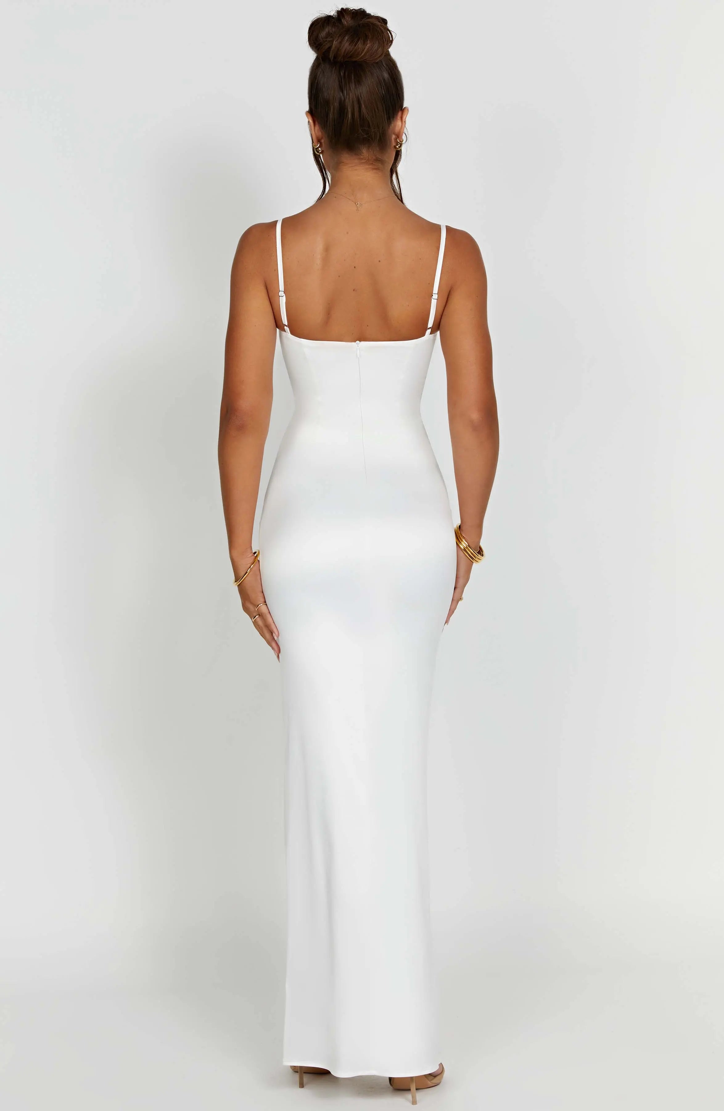 Onika Maxi Dress - Ivory C.F