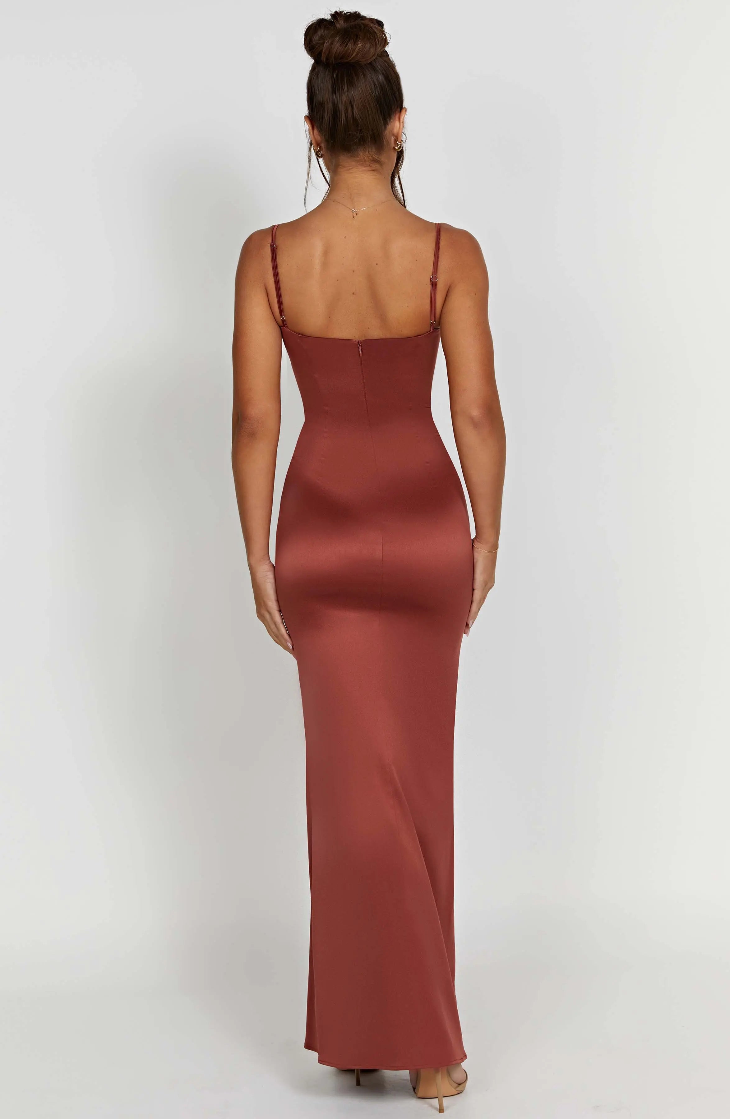 Onika Maxi Dress - Rust C.F