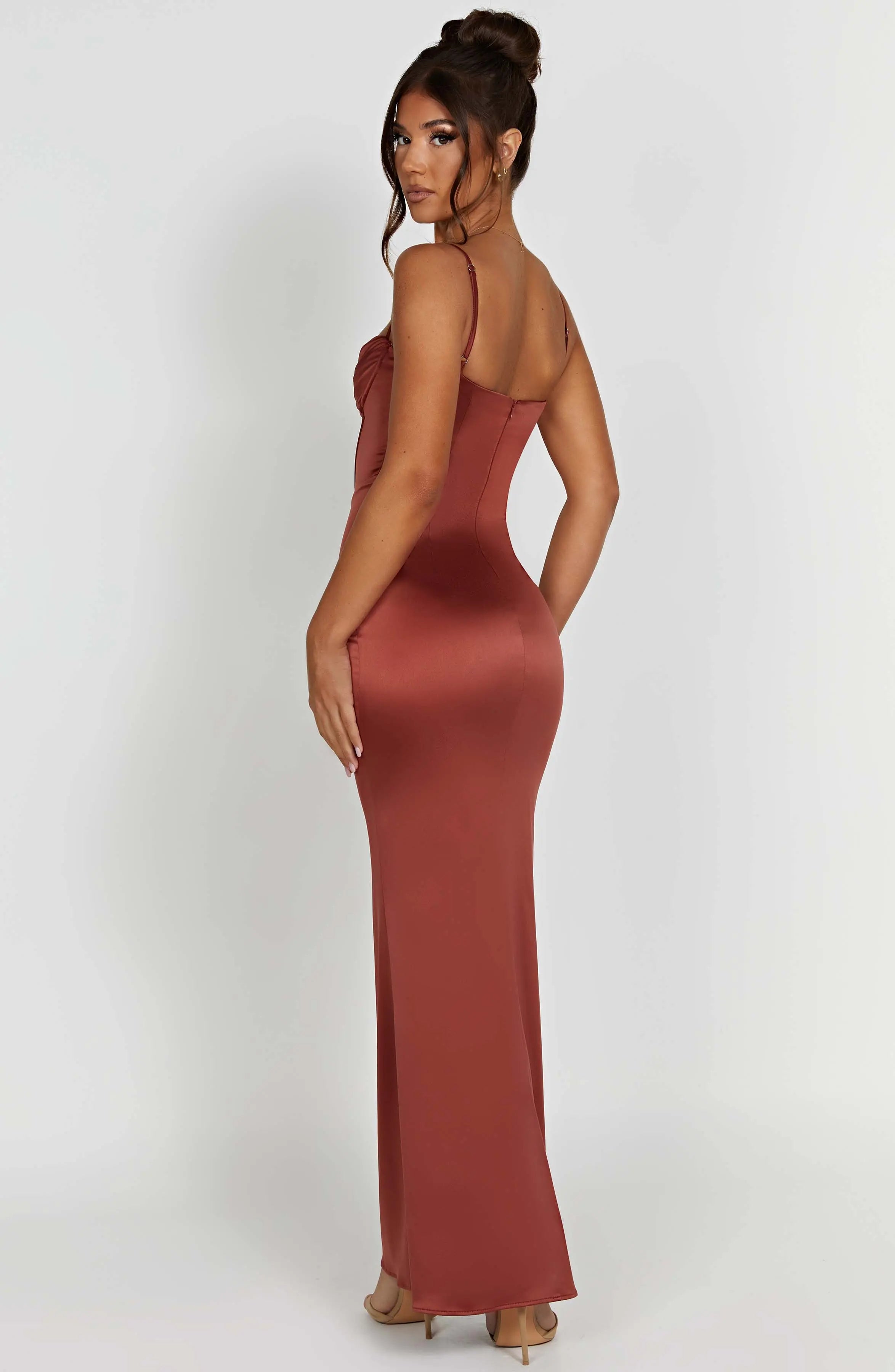 Onika Maxi Dress - Rust C.F