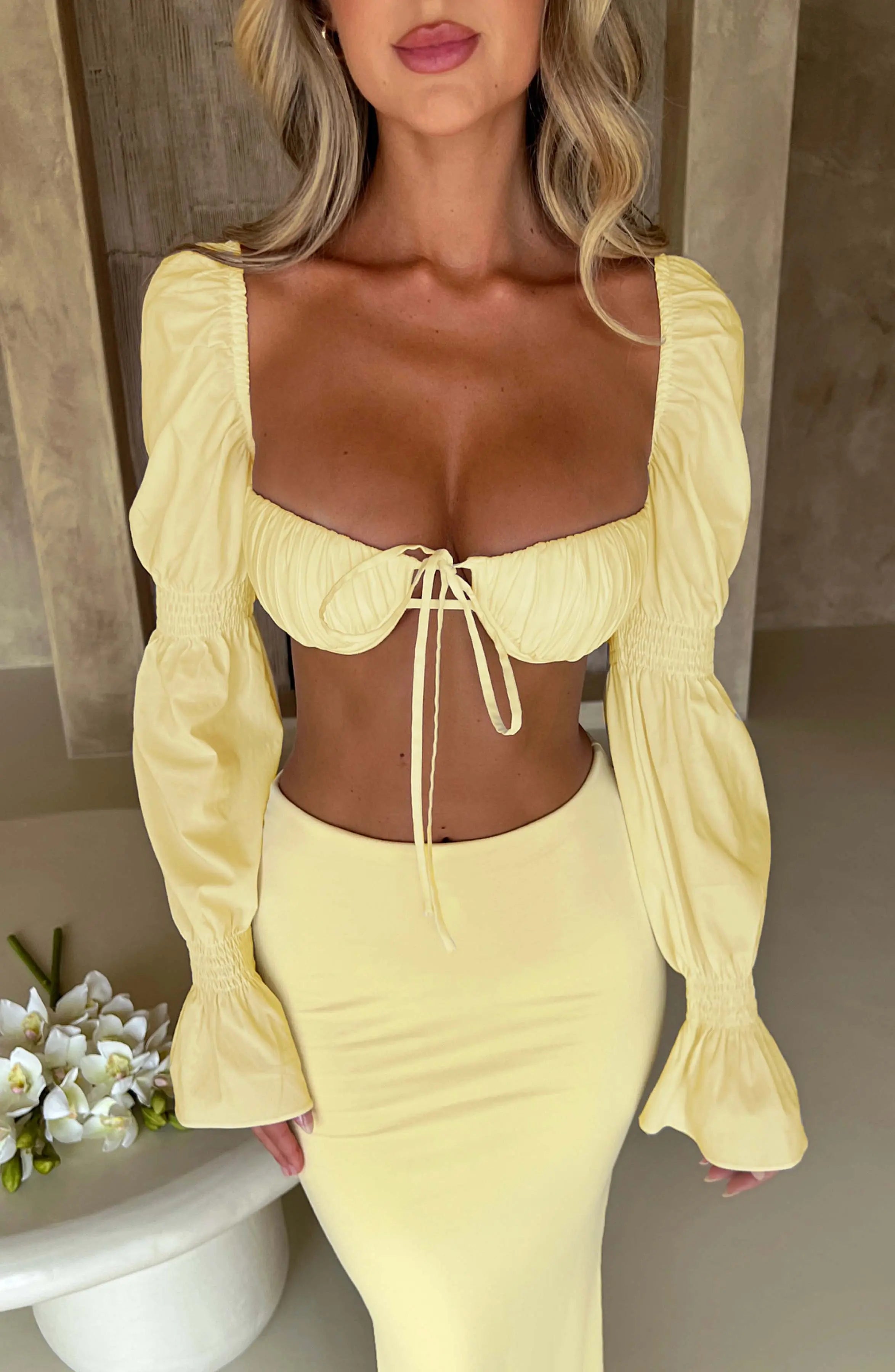 Perla Top - Lemon C.F