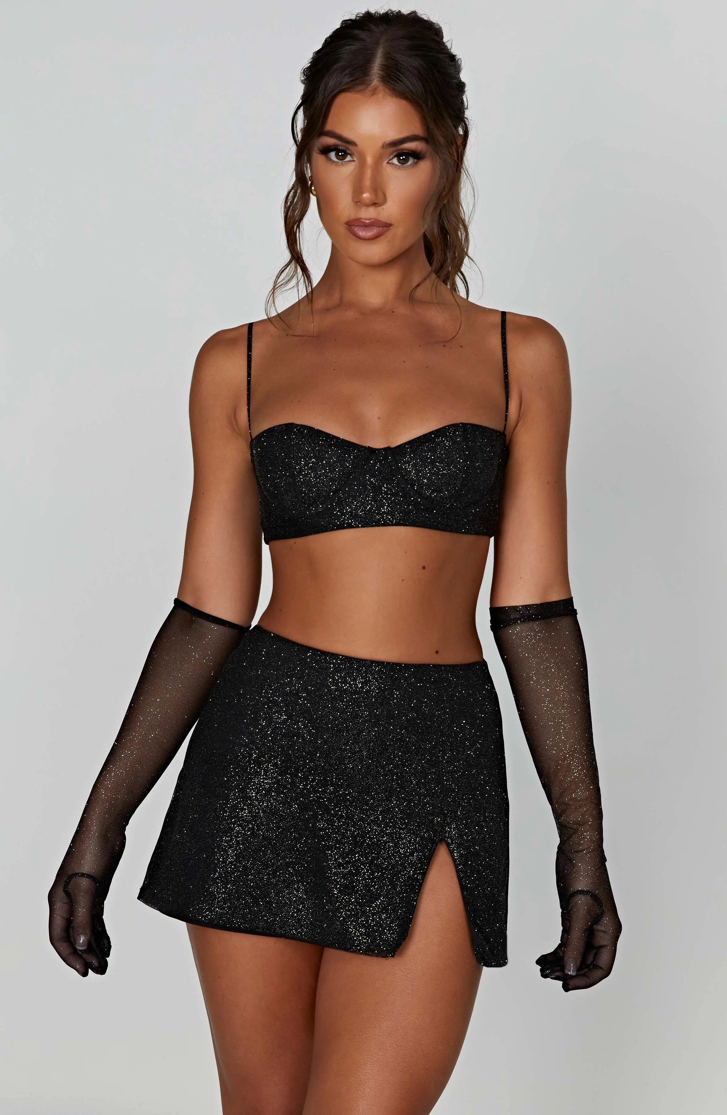 Posie Top - Black Sparkle L.F