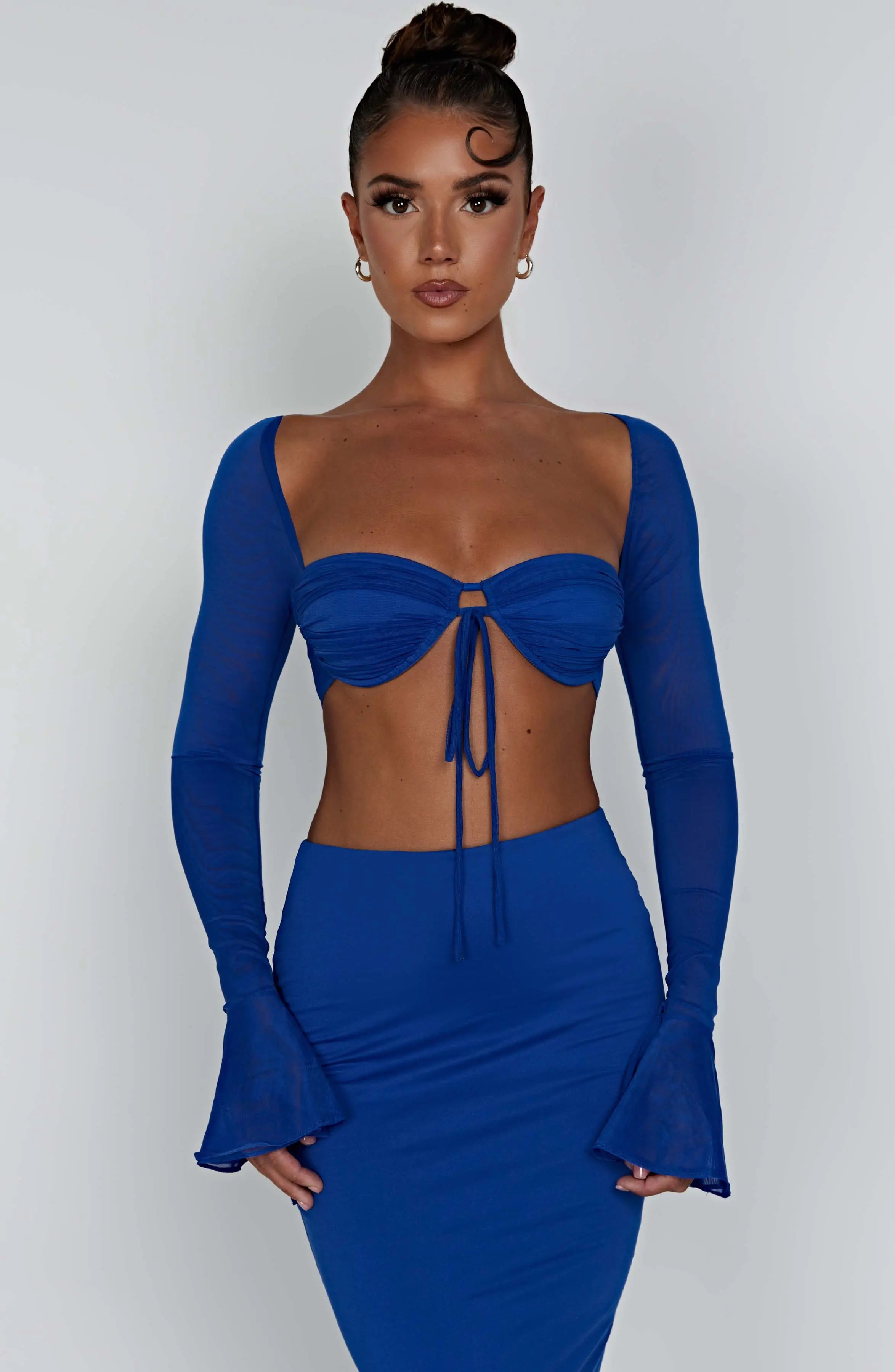 Priscilla Top - Blue L.F