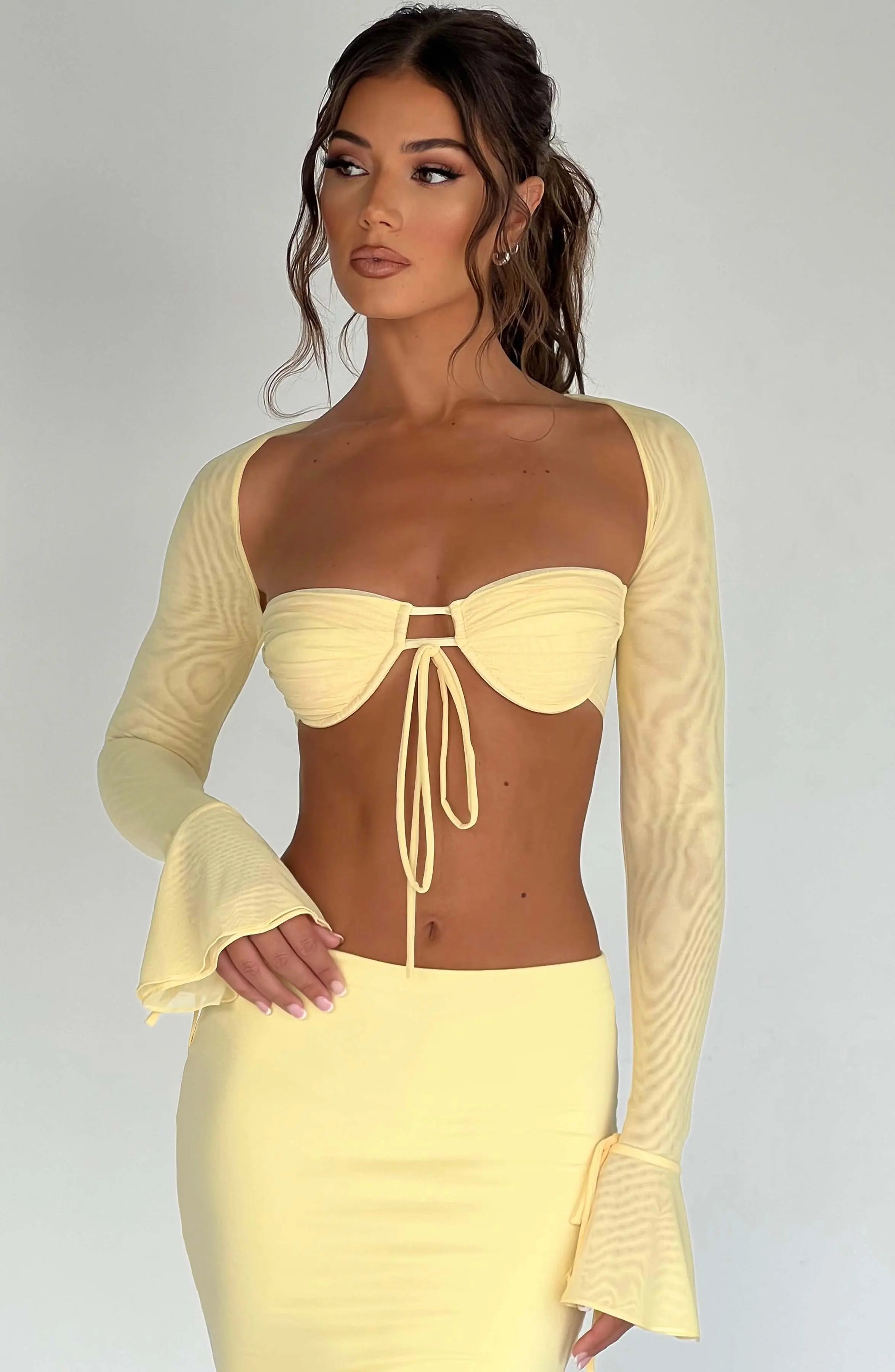 Priscilla Top - Lemon L.F