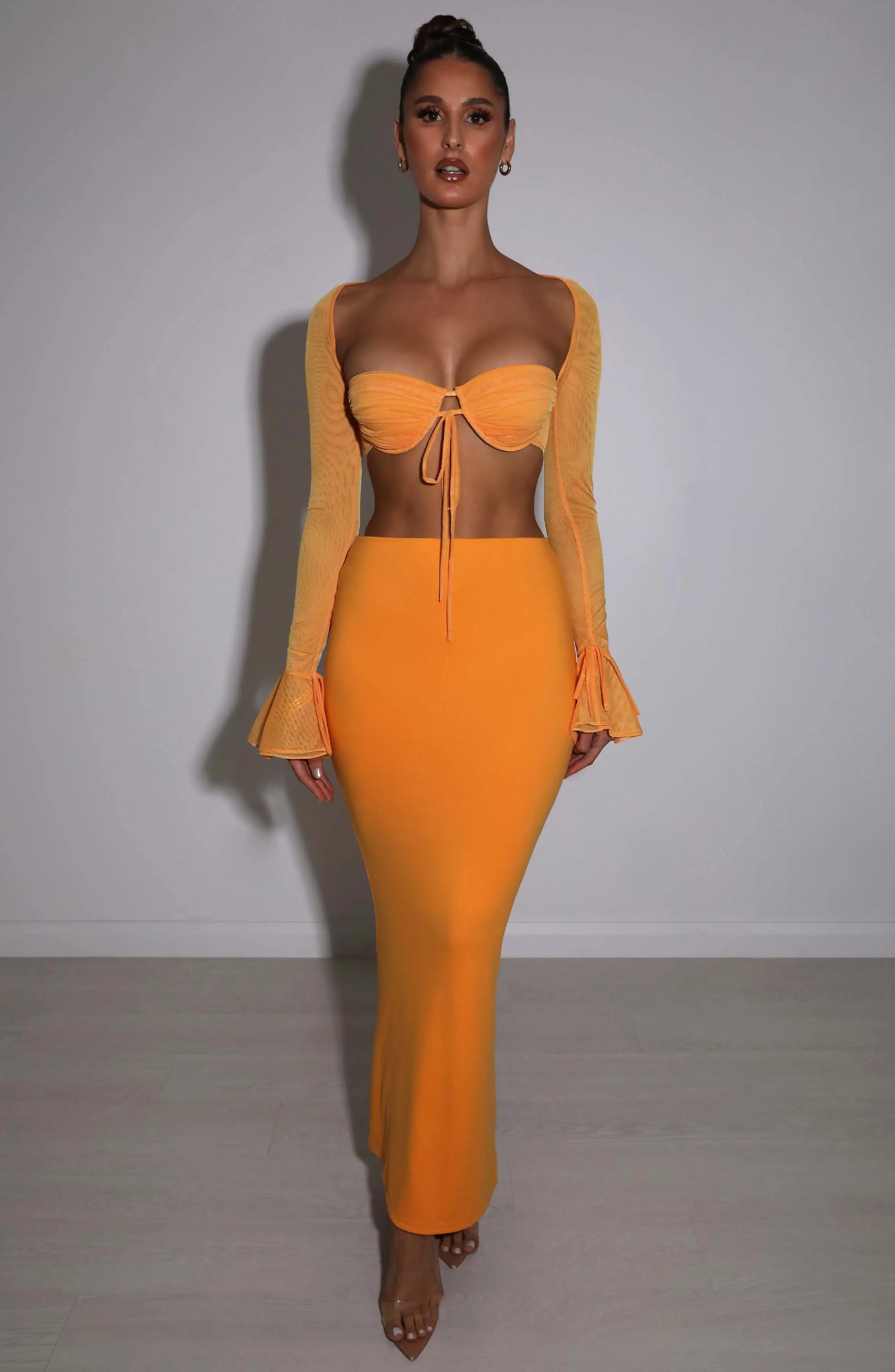 Priscilla Top - Tangerine L.F