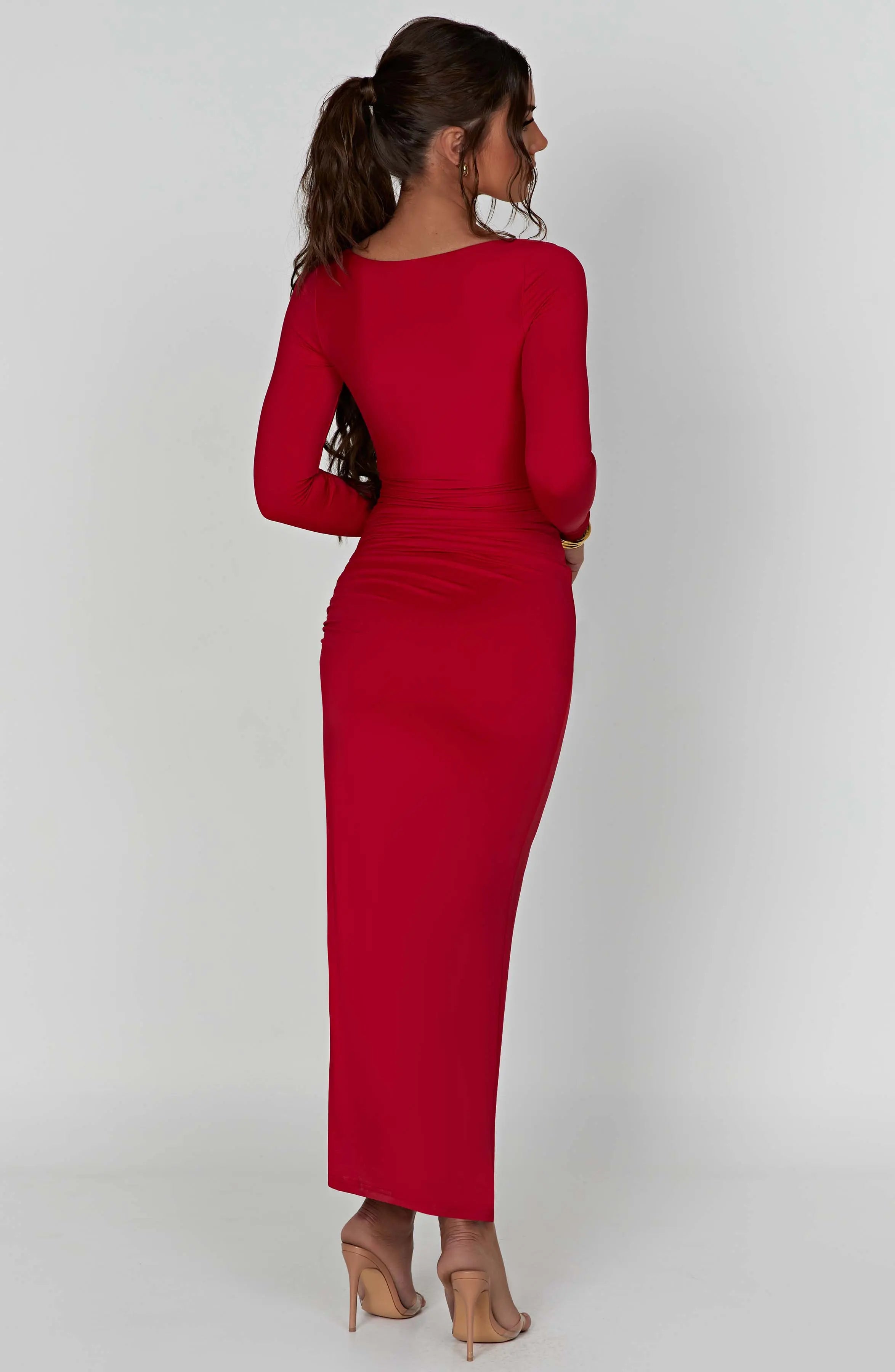 Raye Maxi Dress - Red M.T