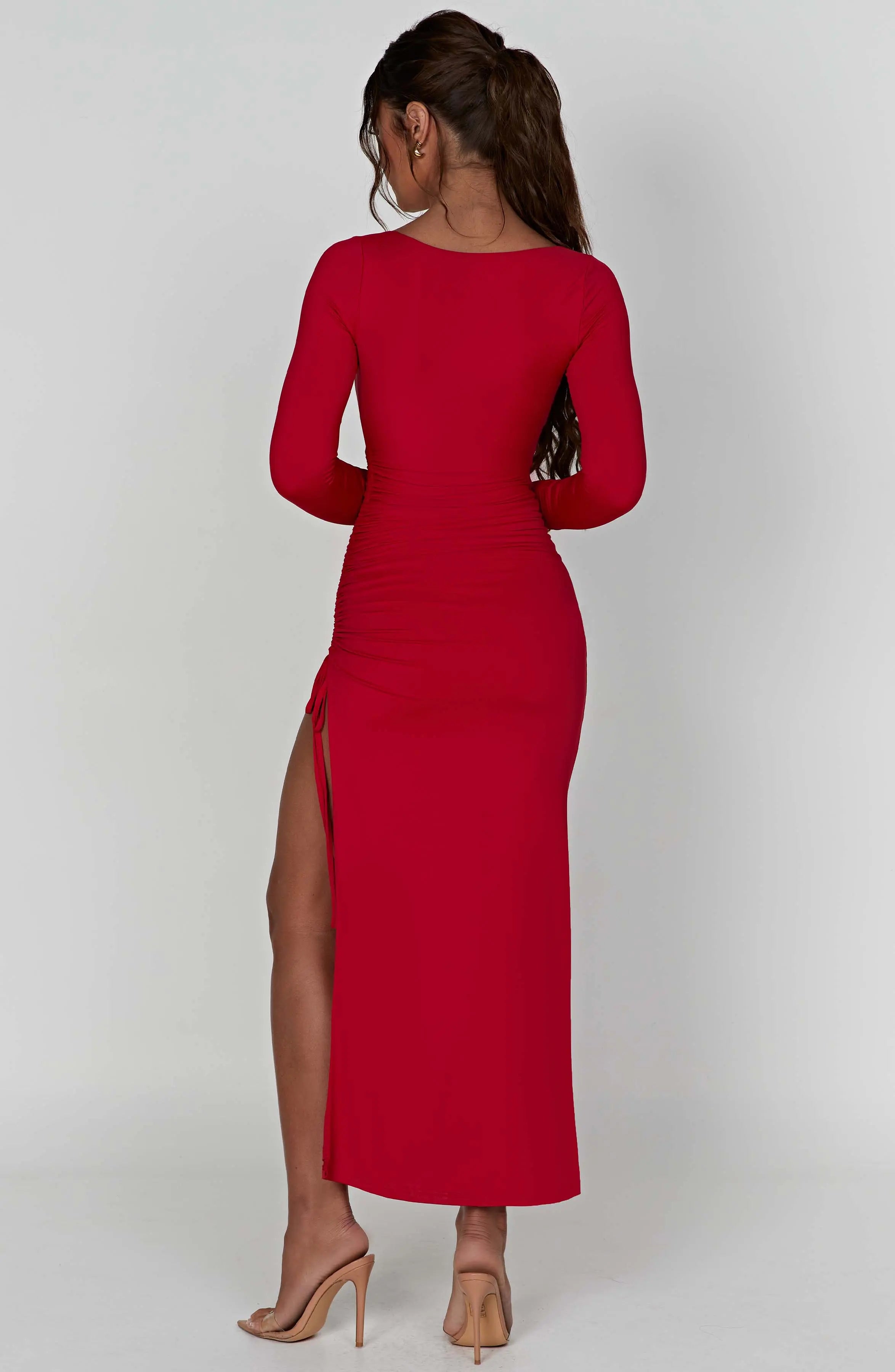 Raye Maxi Dress - Red M.T