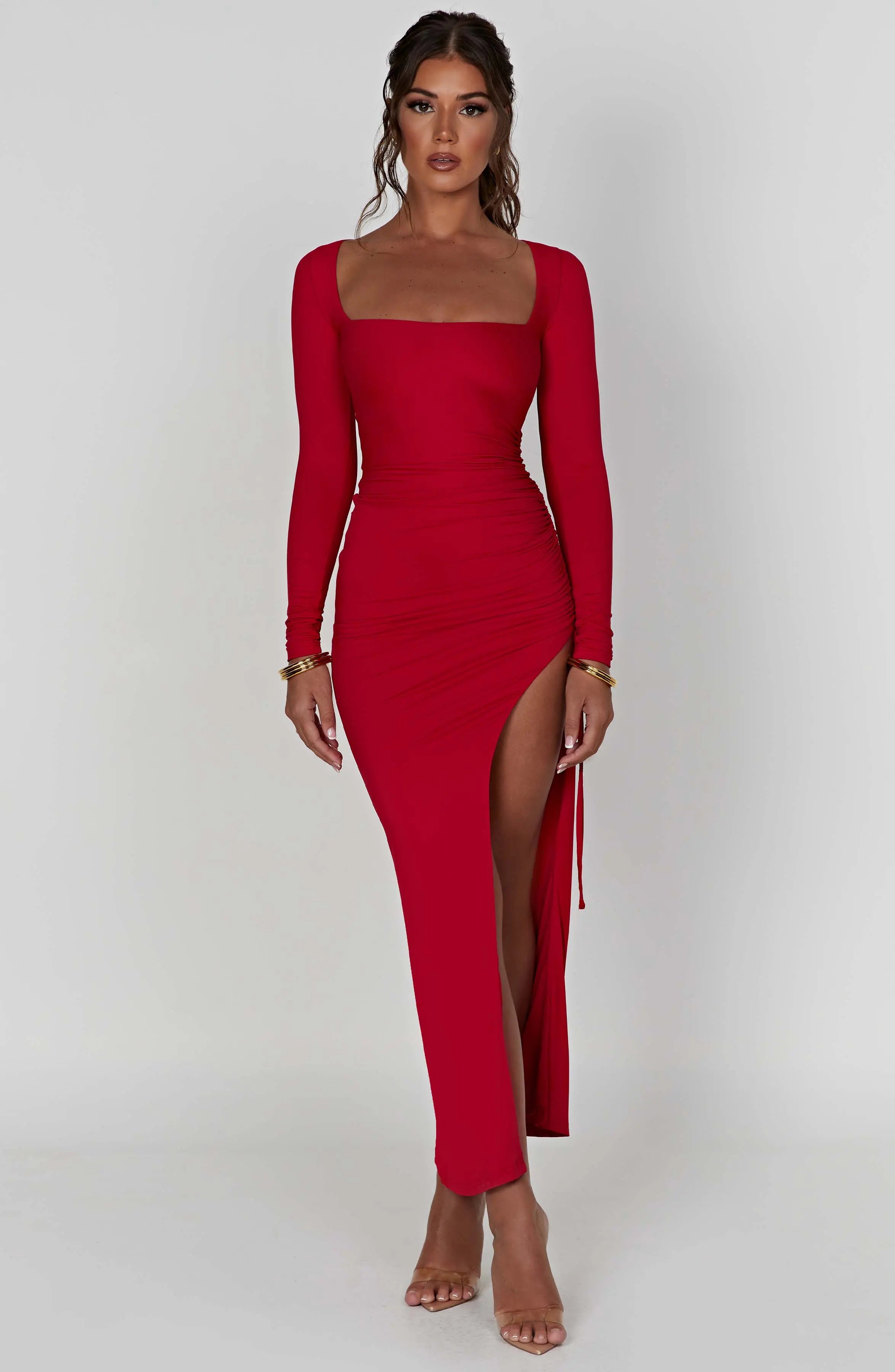 Raye Maxi Dress - Red M.T