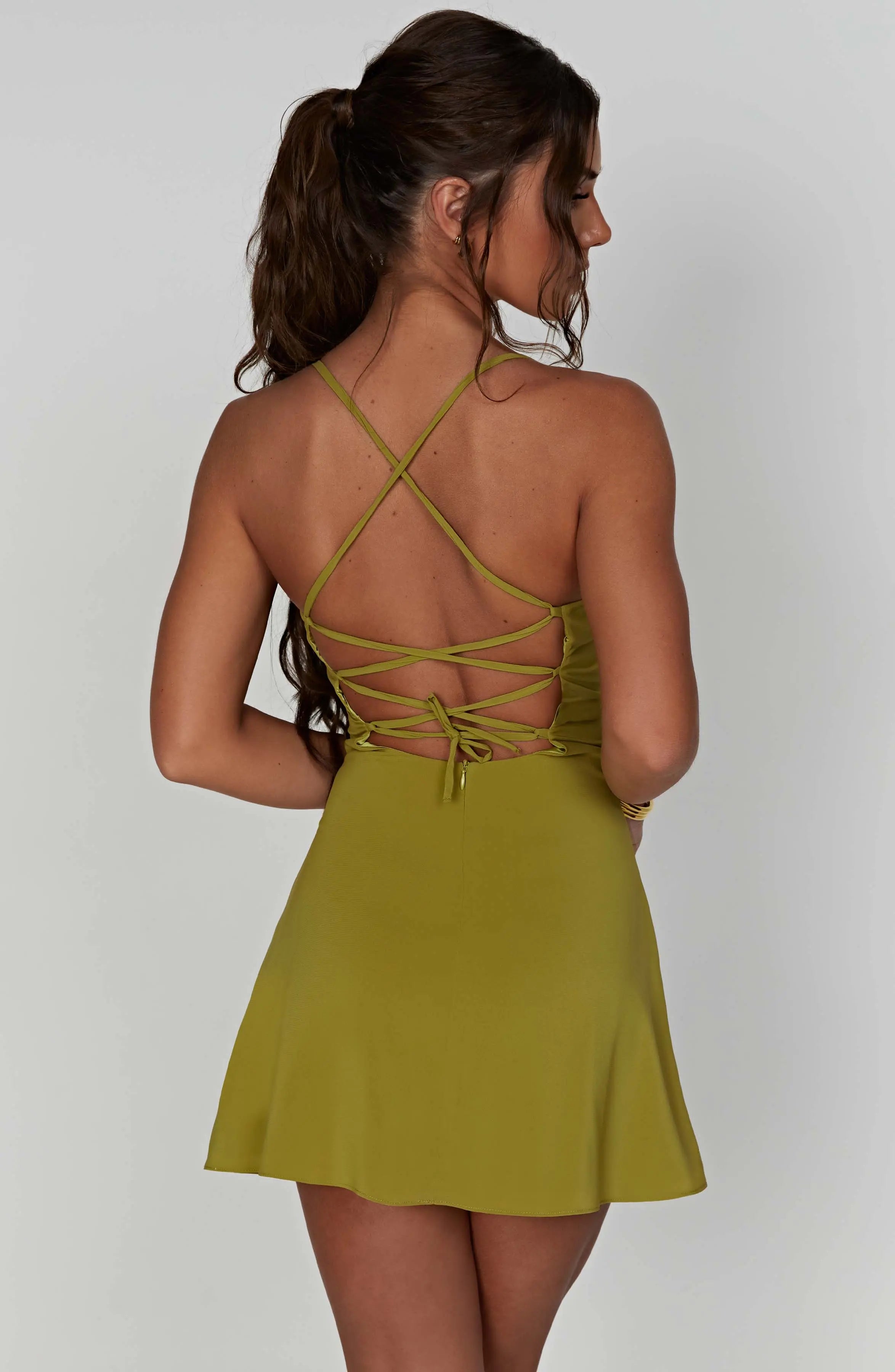 Renee Mini Dress - Green L.F