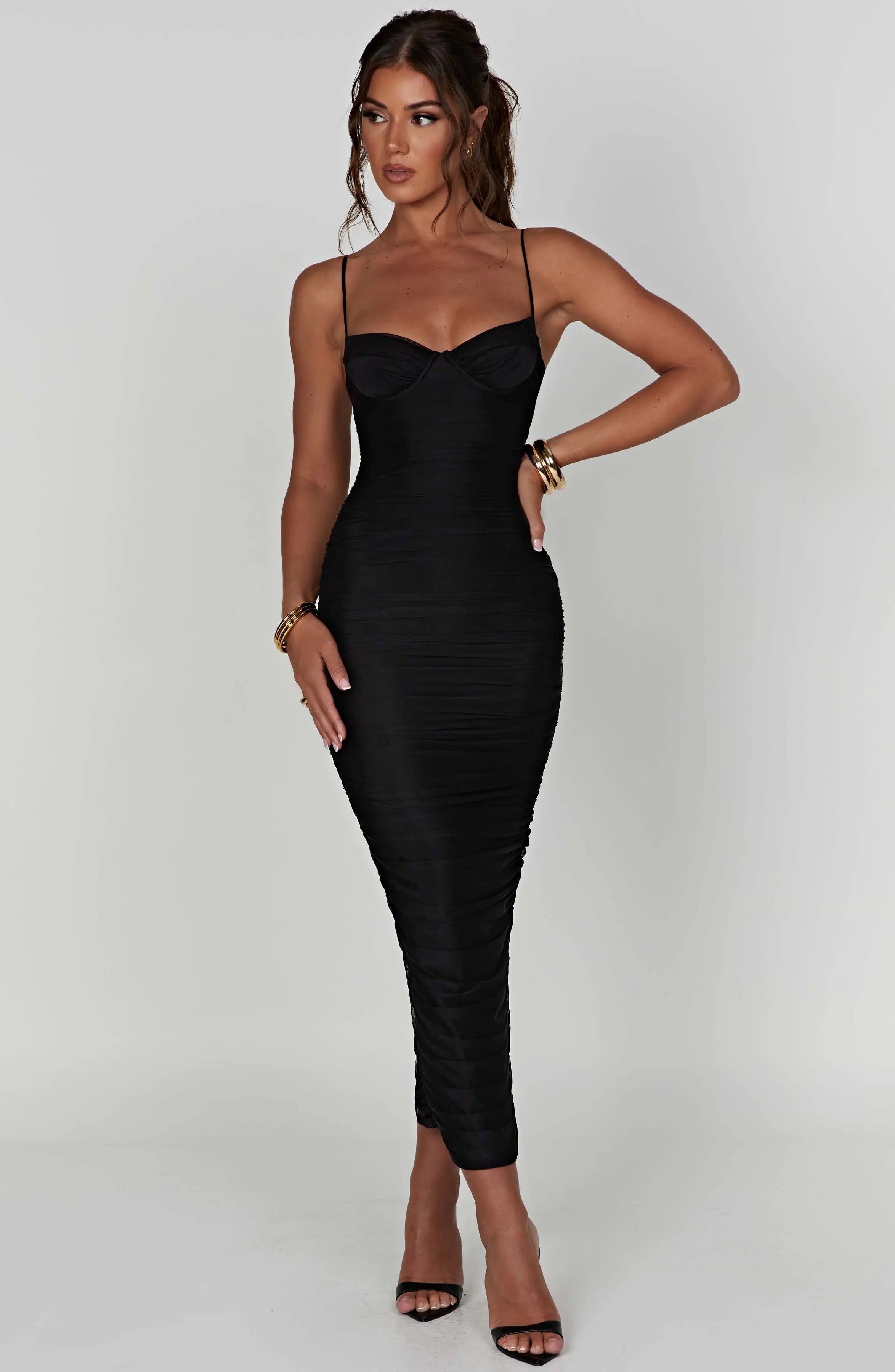 Rochelle Maxi Dress - Black L.F