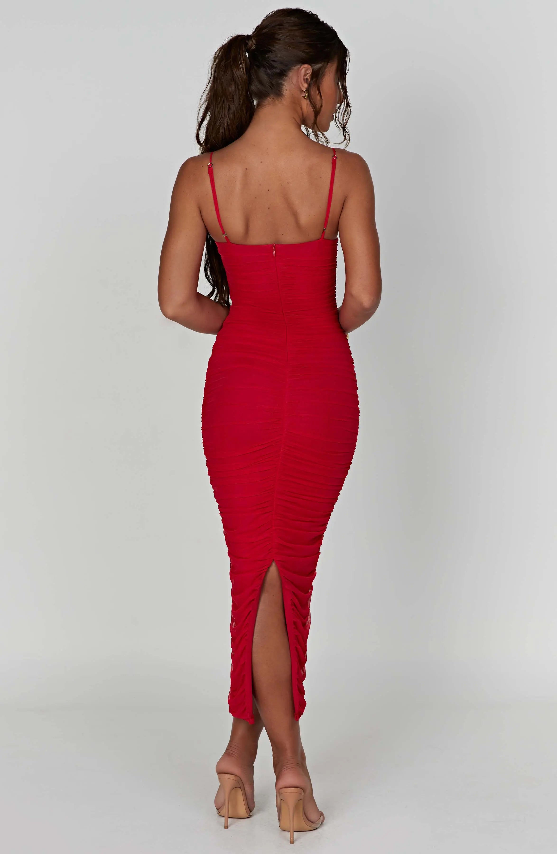 Rochelle Maxi Dress - Red L.F