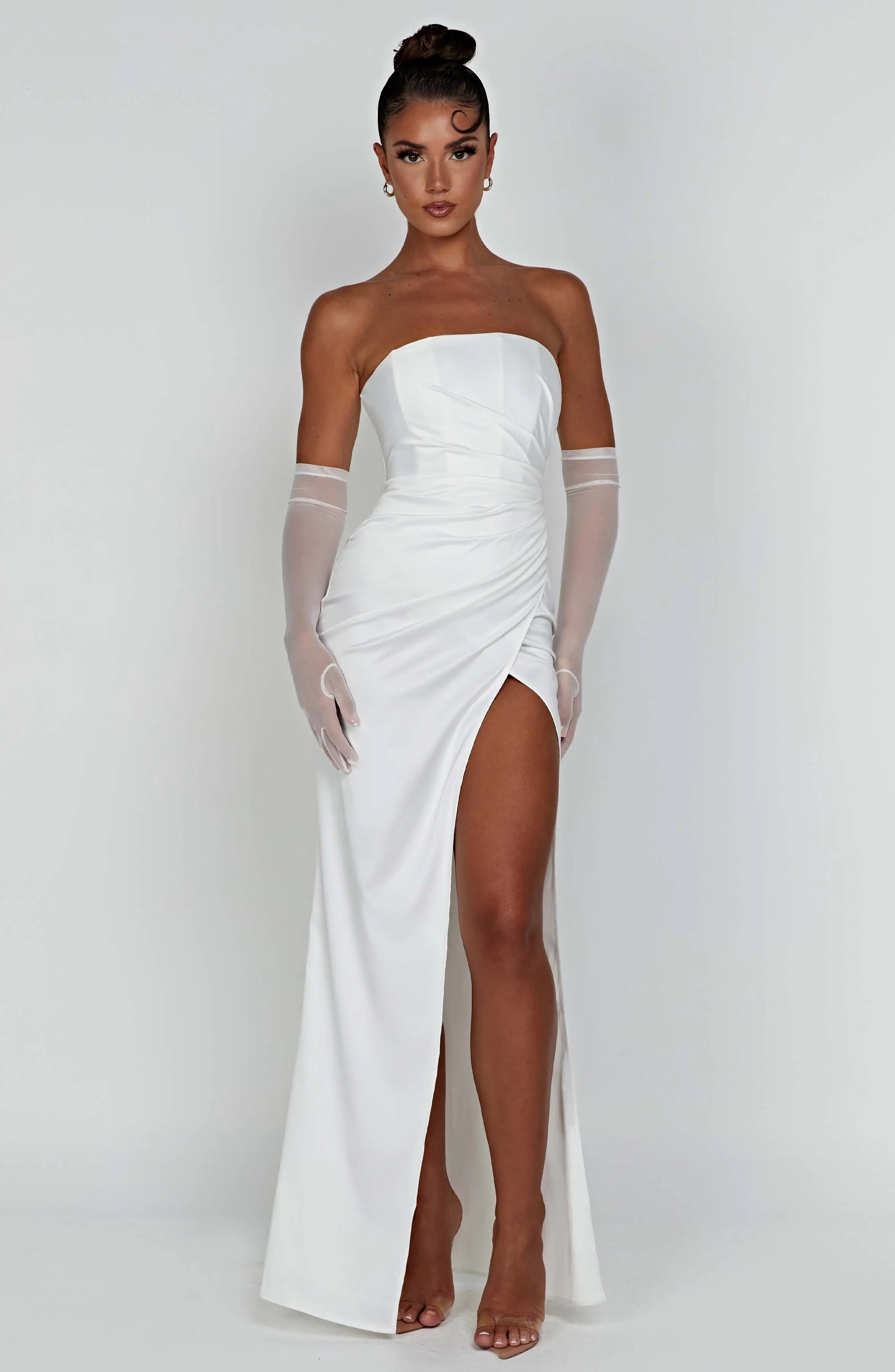 Safiya Maxi Dress - Ivory C.F