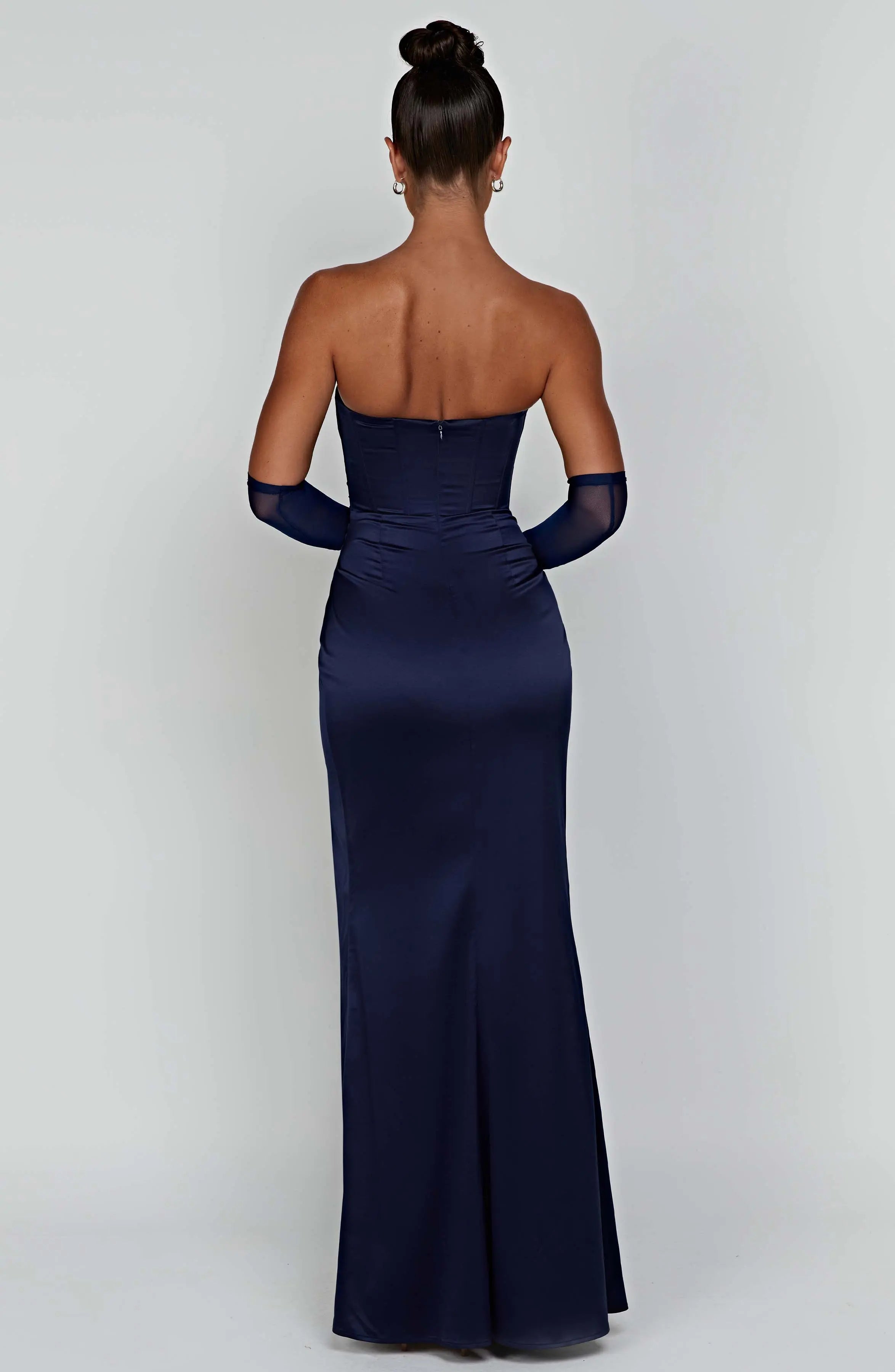 Safiya Maxi Dress - Navy C.F